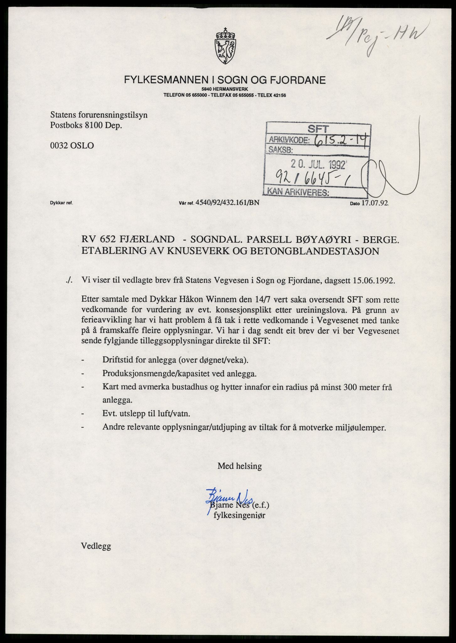 Statens forurensningstilsyn, hovedkontoret, AV/RA-S-4136/1/D/Da/L1368: Kommunalt avløpsvann, slam og avfall, vannforsyning, analyse, akvakultur og produktkontroll, 1983-1993, s. 121