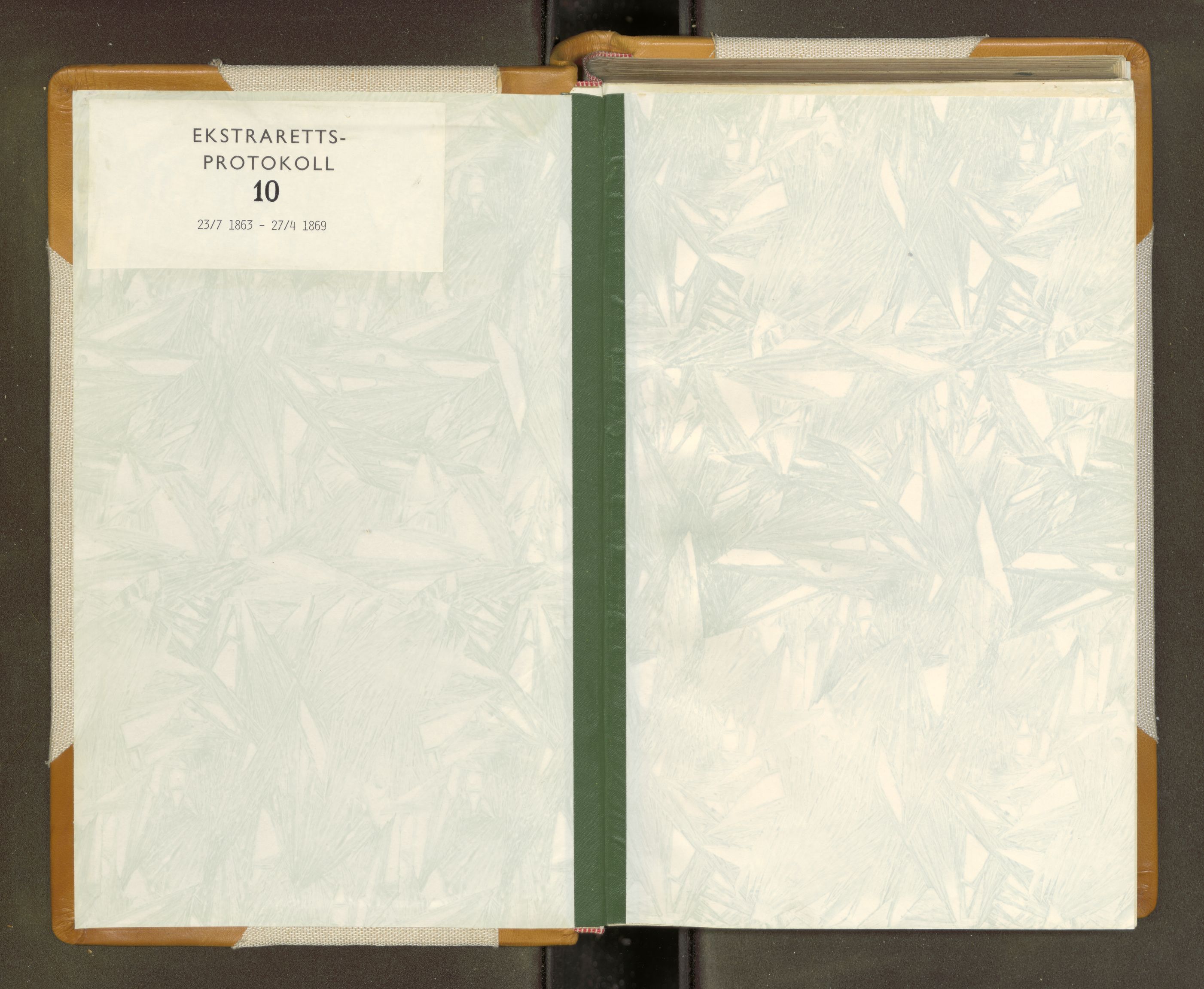 Vesterålen sorenskriveri, SAT/A-4180/1/1/1B/L0010: Ekstrarettsprotokoll, 1863-1869