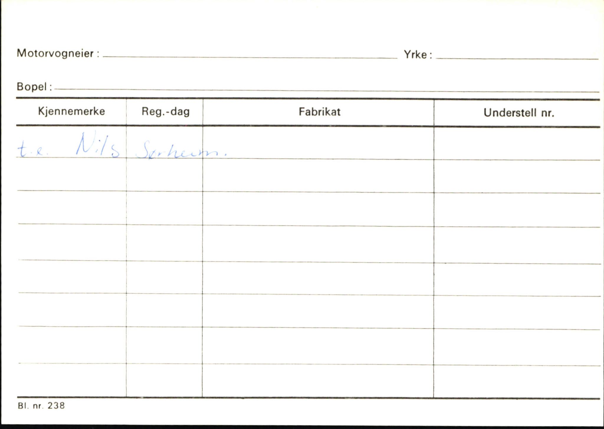 Statens vegvesen, Sogn og Fjordane vegkontor, SAB/A-5301/4/F/L0146: Registerkort Årdal R-Å samt diverse kort, 1945-1975, s. 811