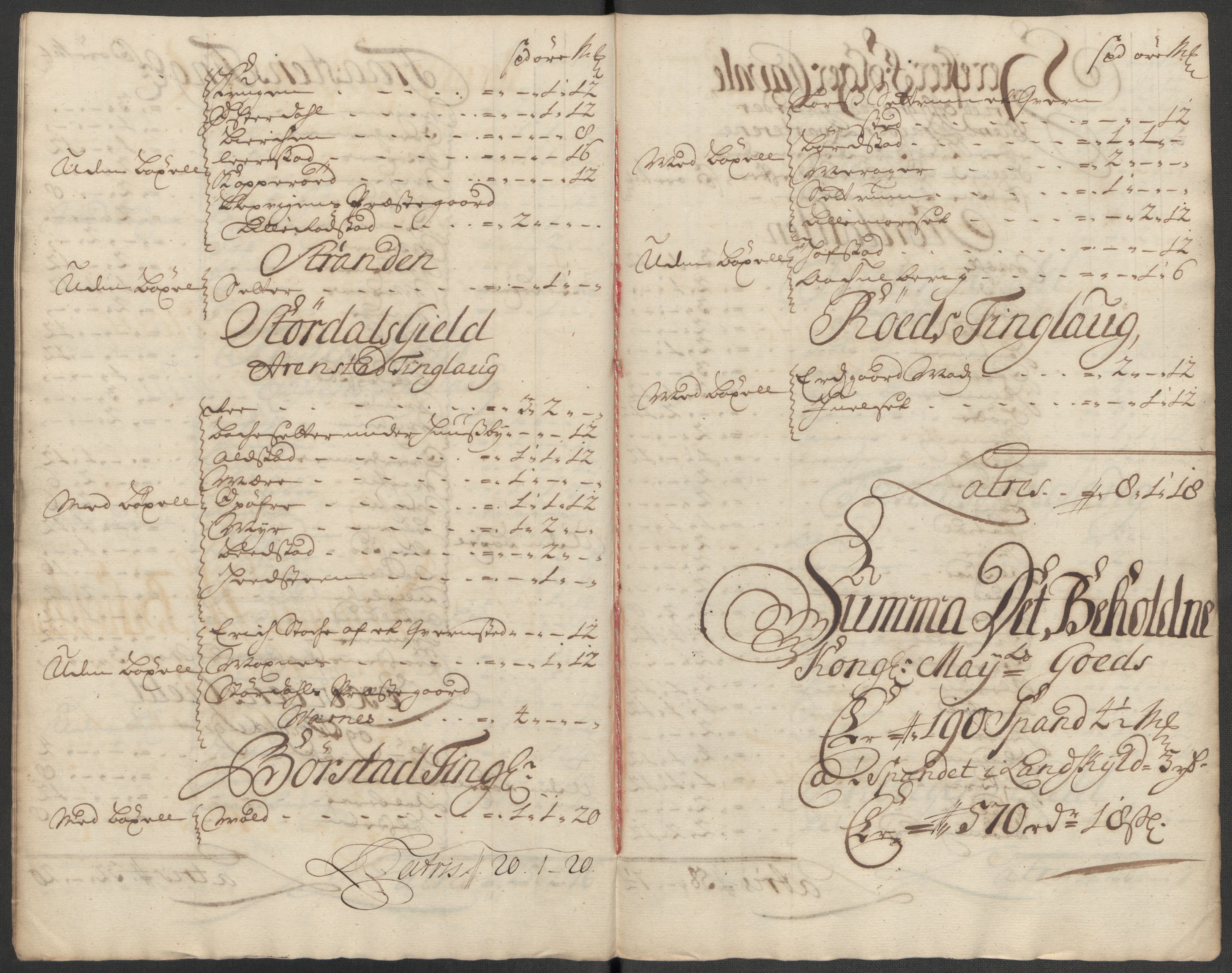 Rentekammeret inntil 1814, Reviderte regnskaper, Fogderegnskap, AV/RA-EA-4092/R62/L4204: Fogderegnskap Stjørdal og Verdal, 1714, s. 168