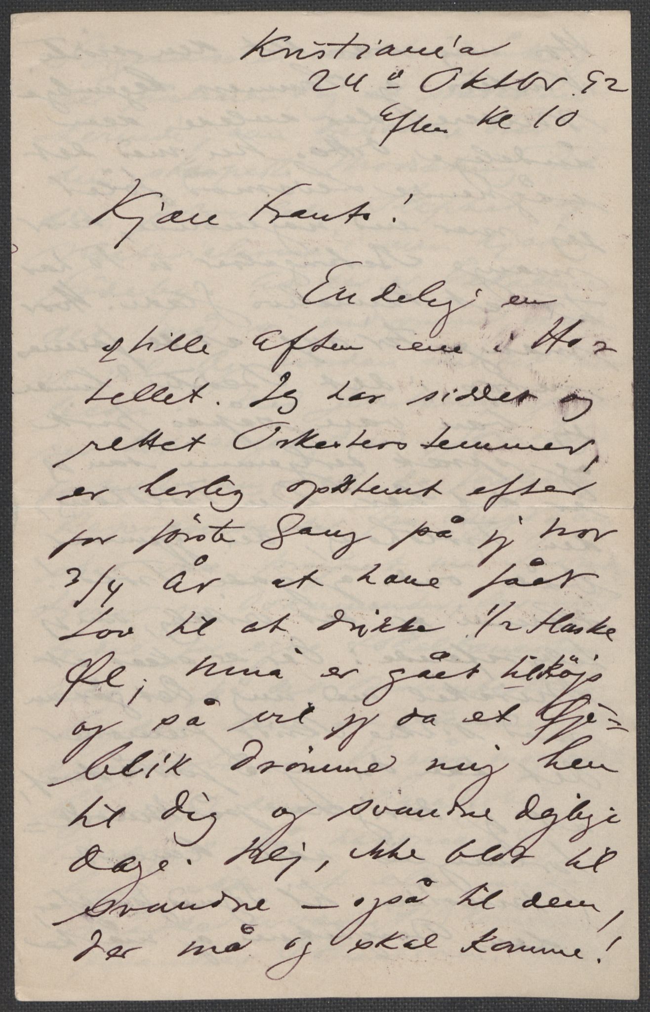 Beyer, Frants, RA/PA-0132/F/L0001: Brev fra Edvard Grieg til Frantz Beyer og "En del optegnelser som kan tjene til kommentar til brevene" av Marie Beyer, 1872-1907, s. 369
