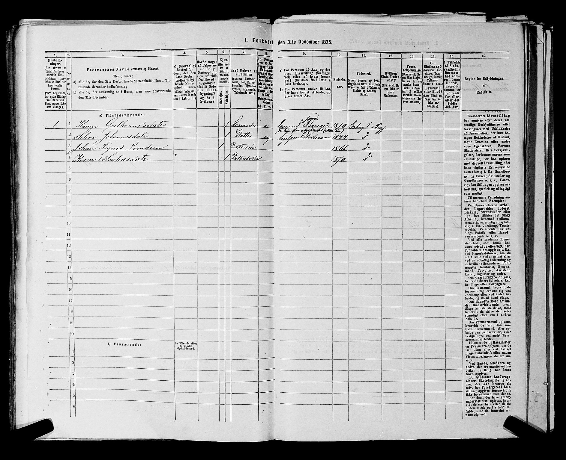 RA, Folketelling 1875 for 0115P Skjeberg prestegjeld, 1875, s. 838