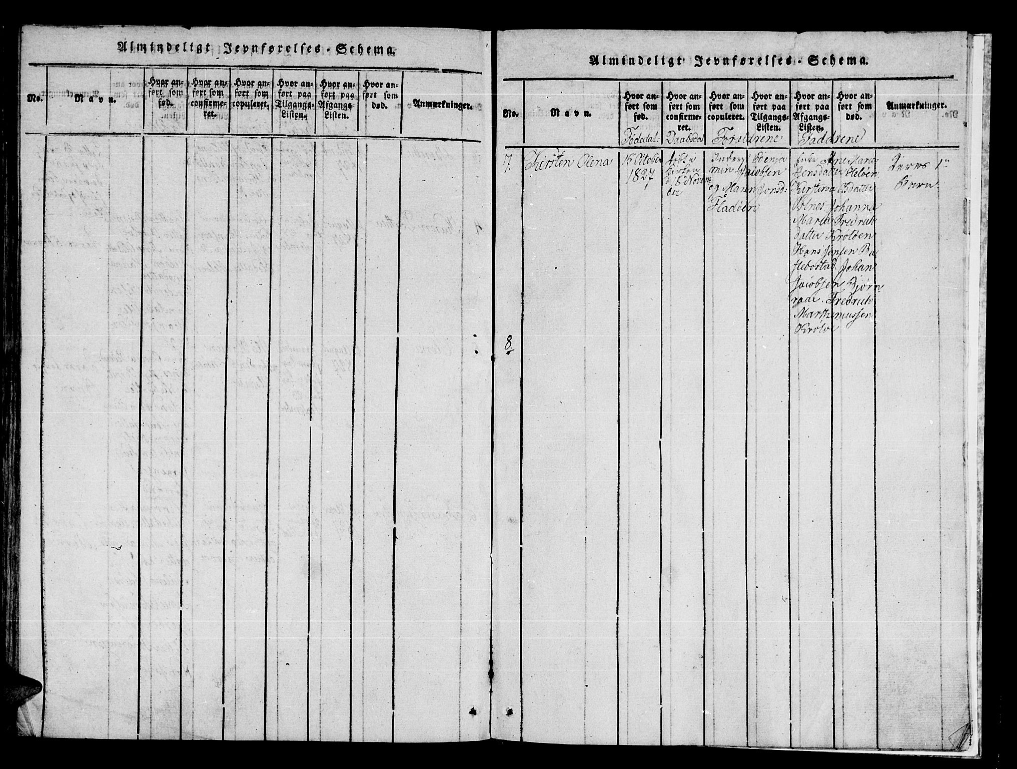 Trondenes sokneprestkontor, AV/SATØ-S-1319/H/Ha/L0006kirke: Ministerialbok nr. 6, 1821-1827