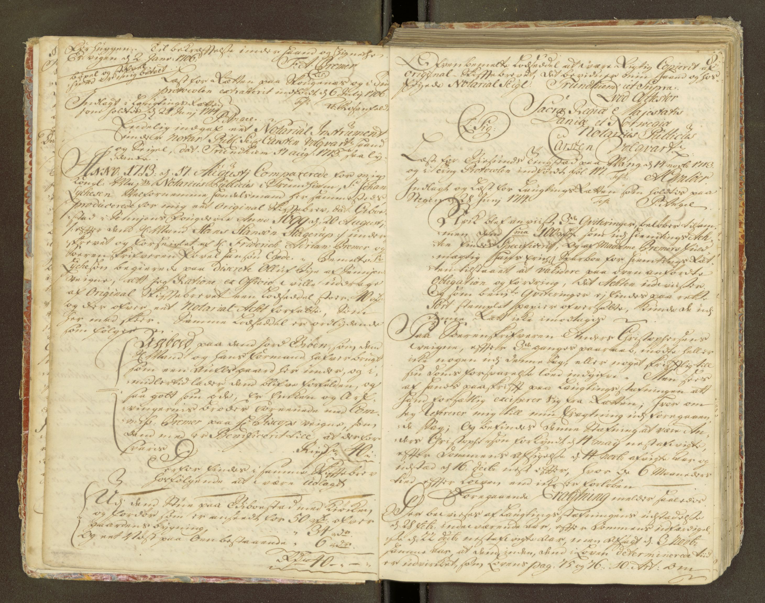 Nordland og Finnmarks lagstol, SAT/A-5608/X/L0018: Domsbok, 1714-1721, s. 7b-8a