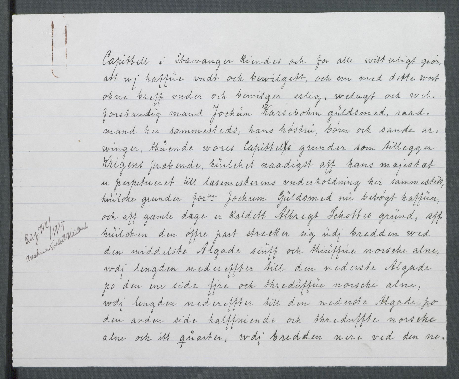 Riksarkivets diplomsamling, AV/RA-EA-5965/F02/L0147: Dokumenter, 1635, s. 42