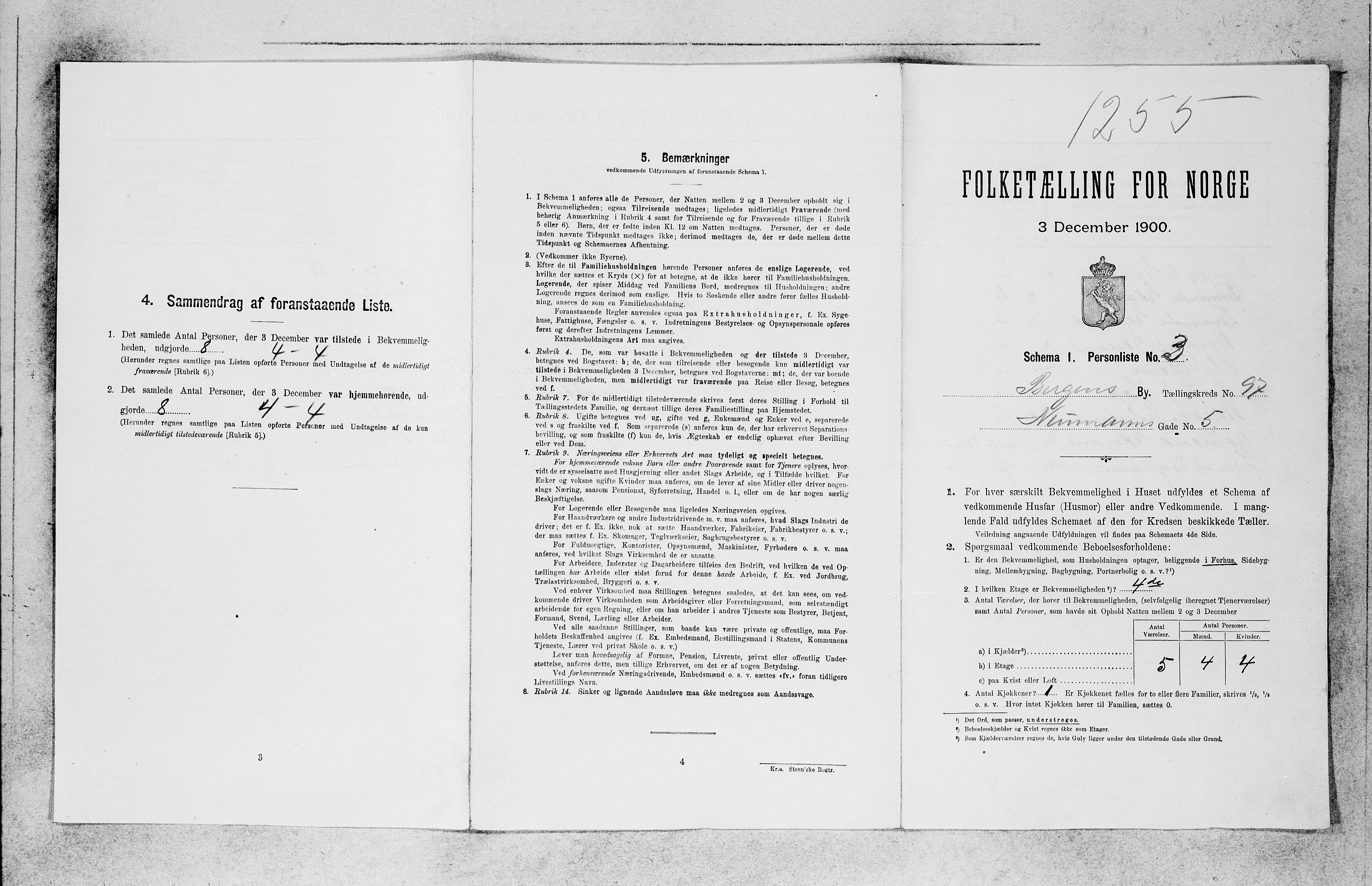 SAB, Folketelling 1900 for 1301 Bergen kjøpstad, 1900, s. 20712