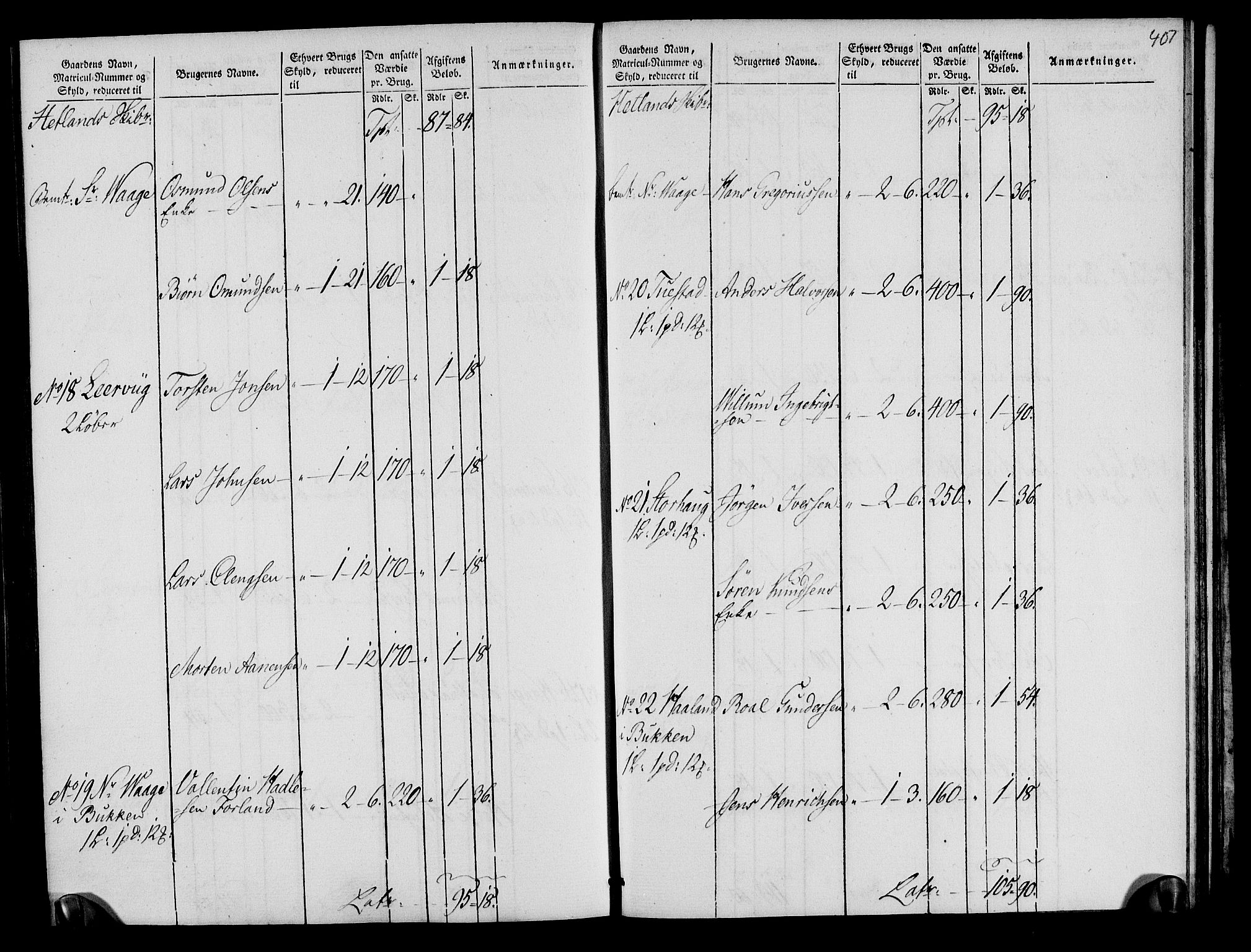 Rentekammeret inntil 1814, Realistisk ordnet avdeling, AV/RA-EA-4070/N/Ne/Nea/L0105: Ryfylke fogderi. Oppebørselsregister, 1803-1804, s. 207