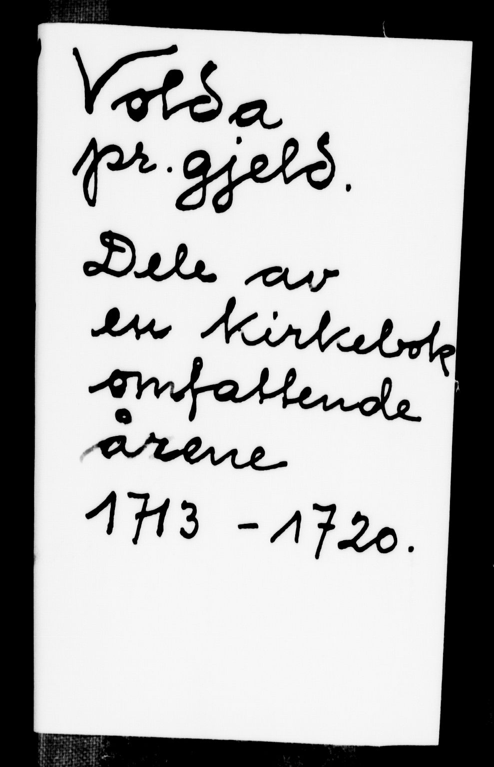 Ministerialprotokoller, klokkerbøker og fødselsregistre - Møre og Romsdal, AV/SAT-A-1454/511/L0134: Ministerialbok nr. 511A01, 1713-1720