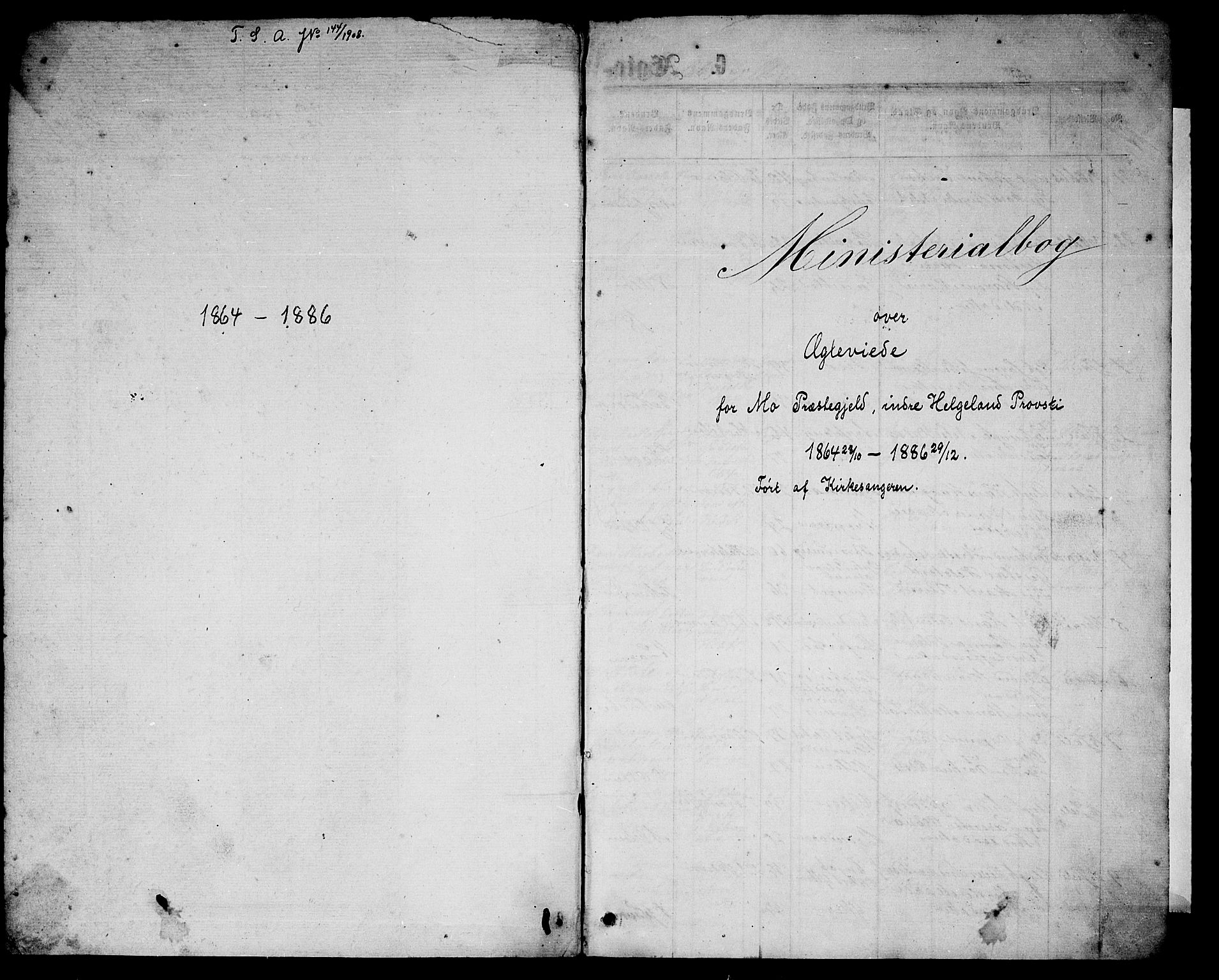 Ministerialprotokoller, klokkerbøker og fødselsregistre - Nordland, SAT/A-1459/827/L0417: Klokkerbok nr. 827C06, 1864-1886