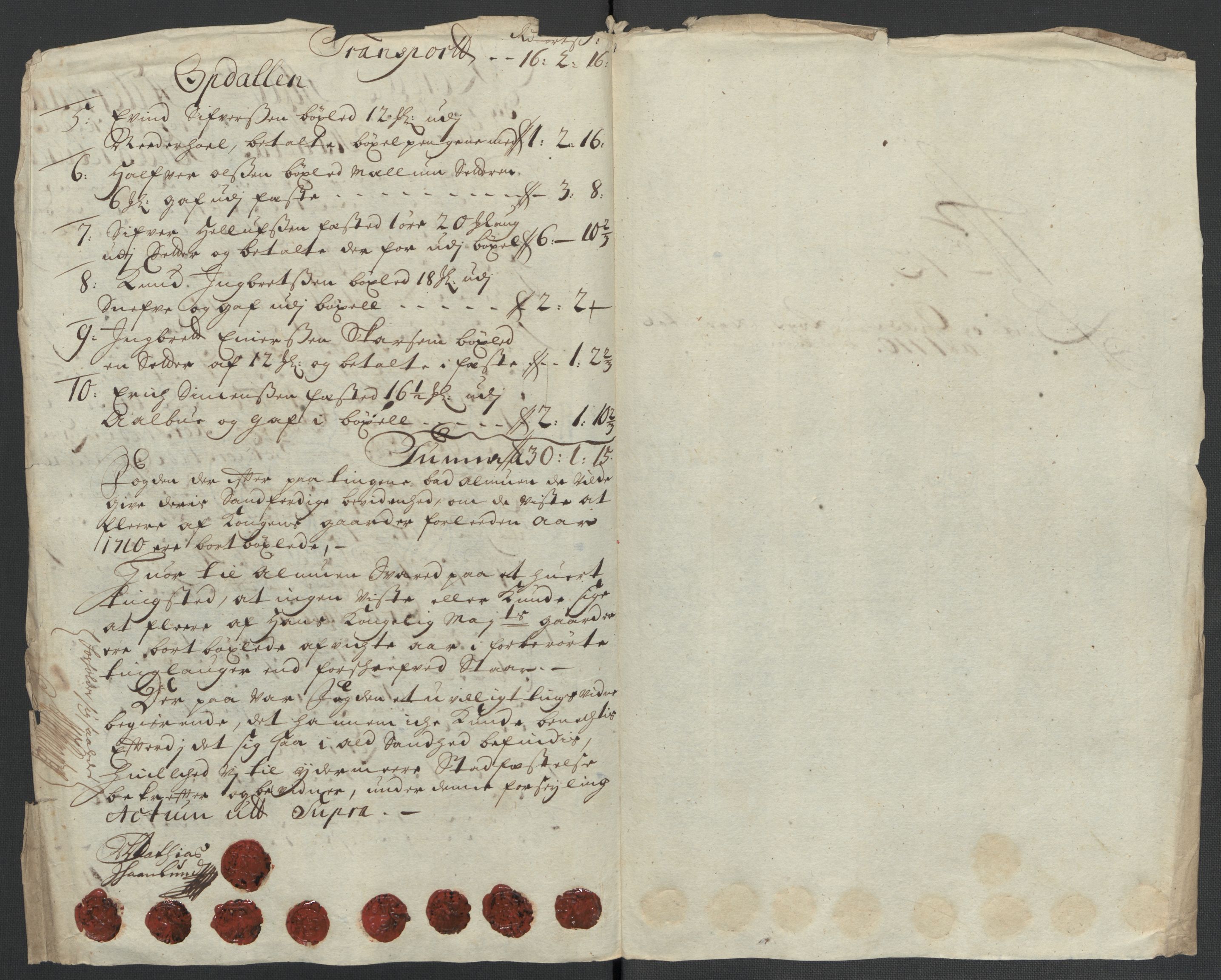 Rentekammeret inntil 1814, Reviderte regnskaper, Fogderegnskap, AV/RA-EA-4092/R60/L3960: Fogderegnskap Orkdal og Gauldal, 1710, s. 173