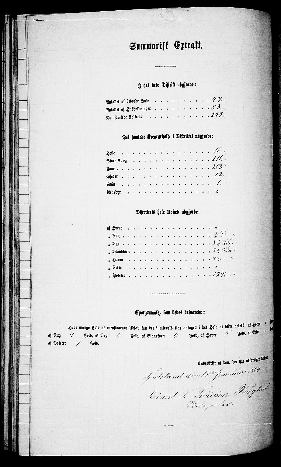 RA, Folketelling 1865 for 1029P Sør-Audnedal prestegjeld, 1865, s. 124