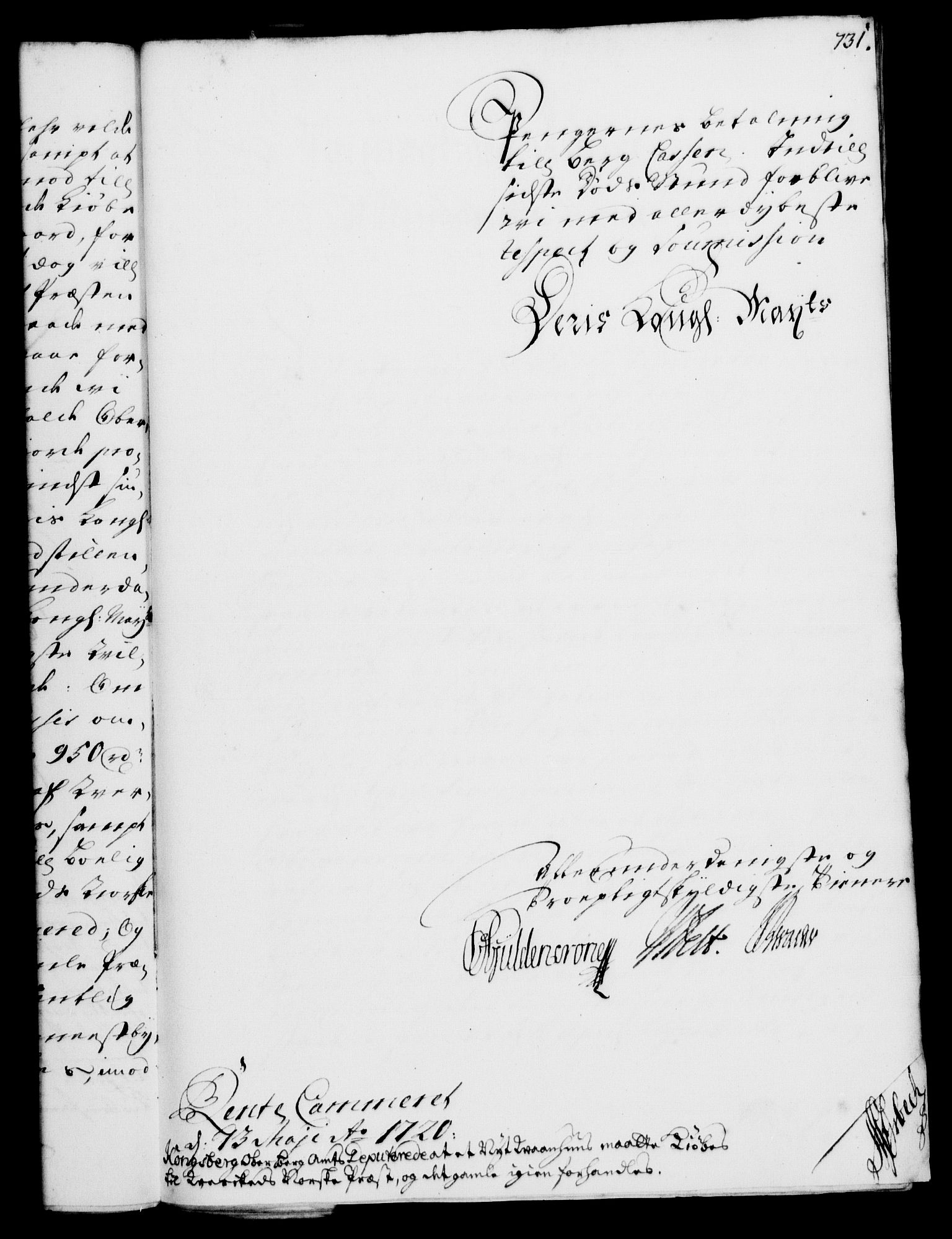 Rentekammeret, Kammerkanselliet, RA/EA-3111/G/Gf/Gfa/L0002: Norsk relasjons- og resolusjonsprotokoll (merket RK 52.2), 1720, s. 704
