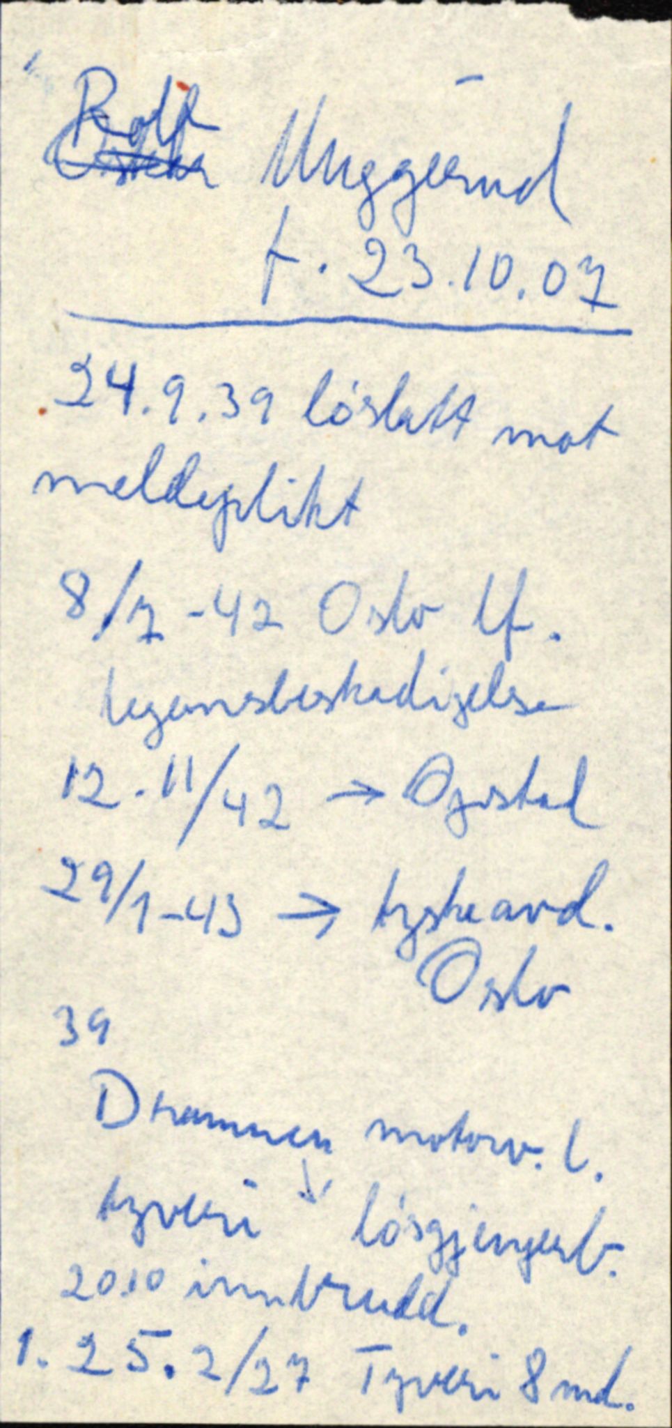 Rikspolitisjefen, AV/RA-S-1560/L/L0012: Mogensen, Øivind - Noraas, Lars, 1940-1945, s. 149