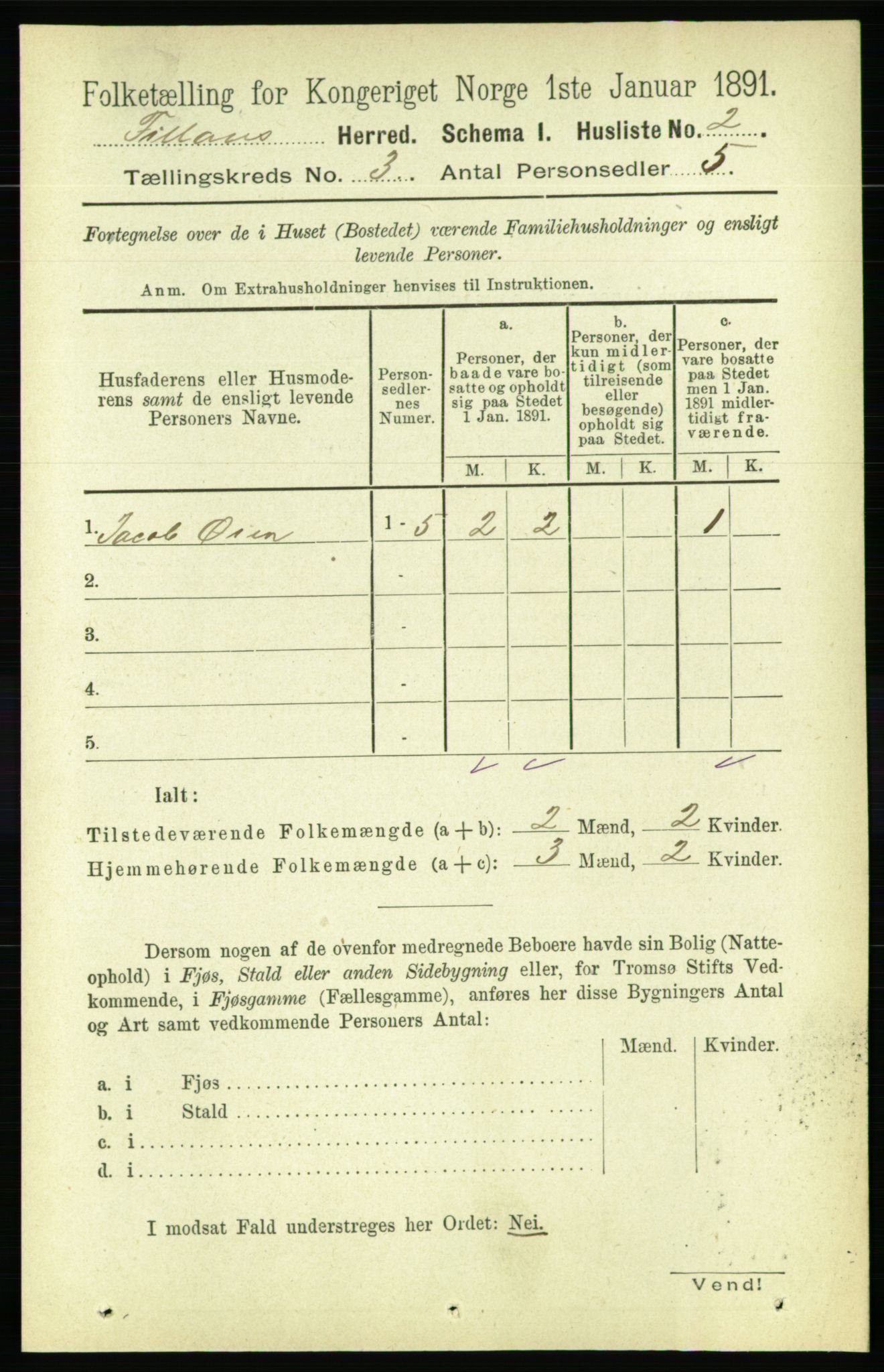 RA, Folketelling 1891 for 1616 Fillan herred, 1891, s. 432