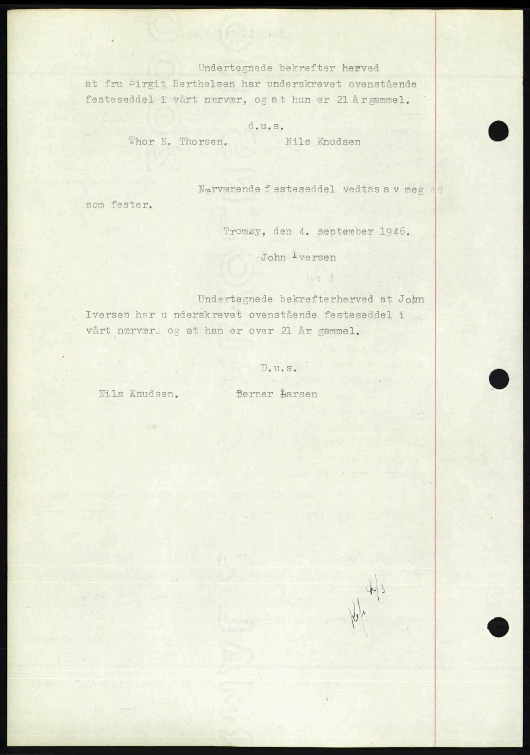 Nedenes sorenskriveri, AV/SAK-1221-0006/G/Gb/Gba/L0056: Pantebok nr. A8, 1946-1947, Dagboknr: 1368/1946