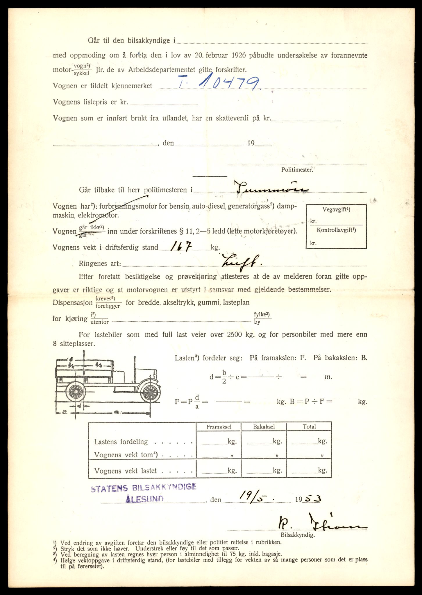 Møre og Romsdal vegkontor - Ålesund trafikkstasjon, SAT/A-4099/F/Fe/L0021: Registreringskort for kjøretøy T 10471 - T 10583, 1927-1998, s. 202