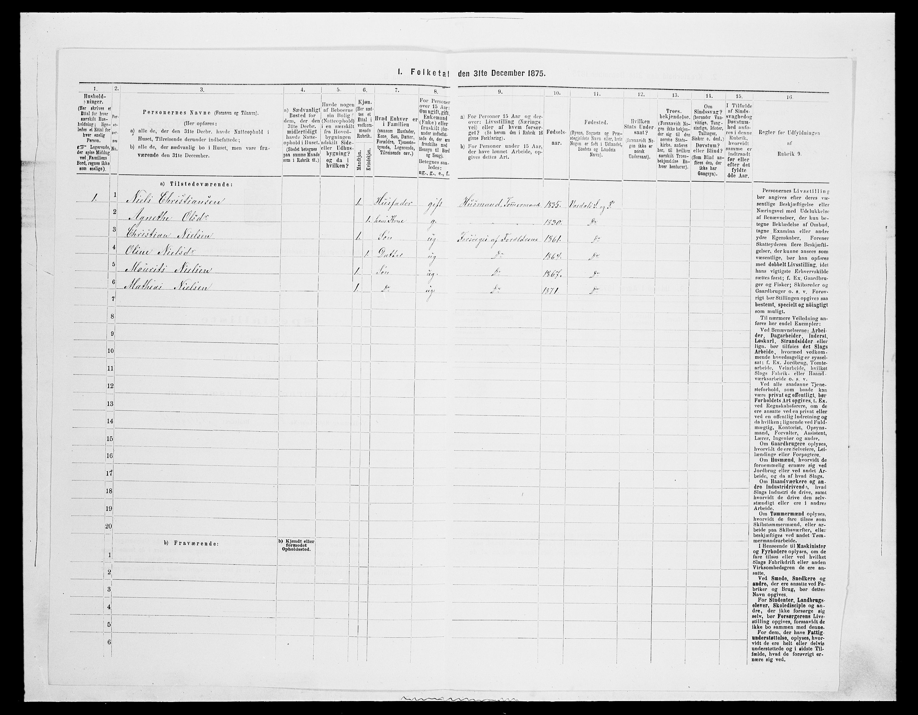 SAH, Folketelling 1875 for 0527L Vardal prestegjeld, Vardal sokn og Hunn sokn, 1875, s. 344