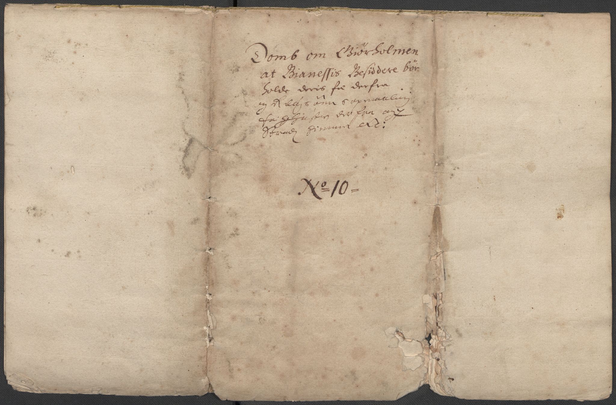 Riksarkivets diplomsamling, RA/EA-5965/F15/L0009: Prestearkiv - Akershus, 1620-1738, s. 153