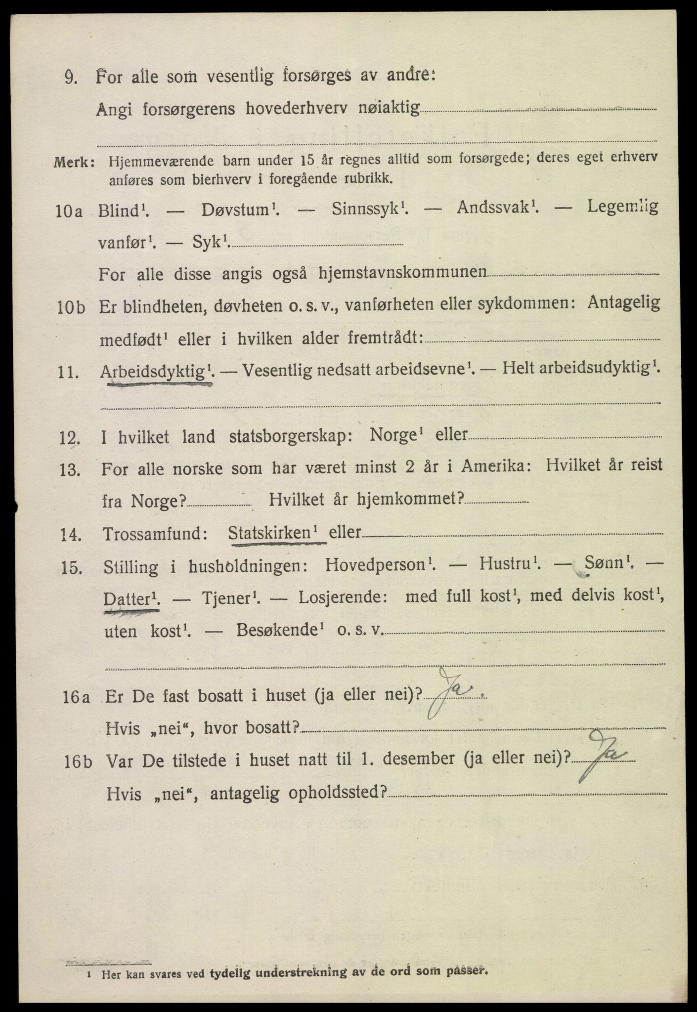 SAH, Folketelling 1920 for 0514 Lom herred, 1920, s. 4237