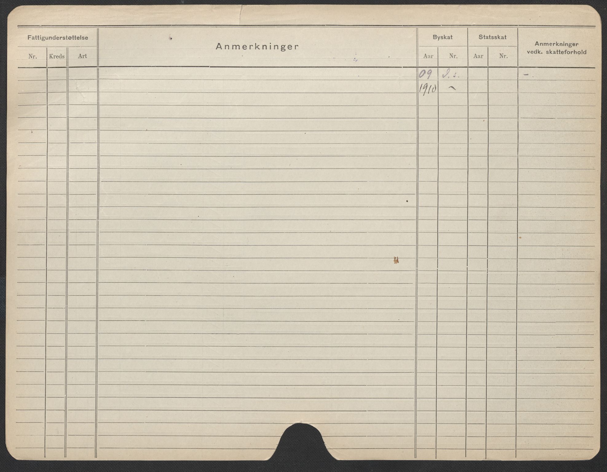 Oslo folkeregister, Registerkort, SAO/A-11715/F/Fa/Fac/L0015: Kvinner, 1906-1914, s. 301b