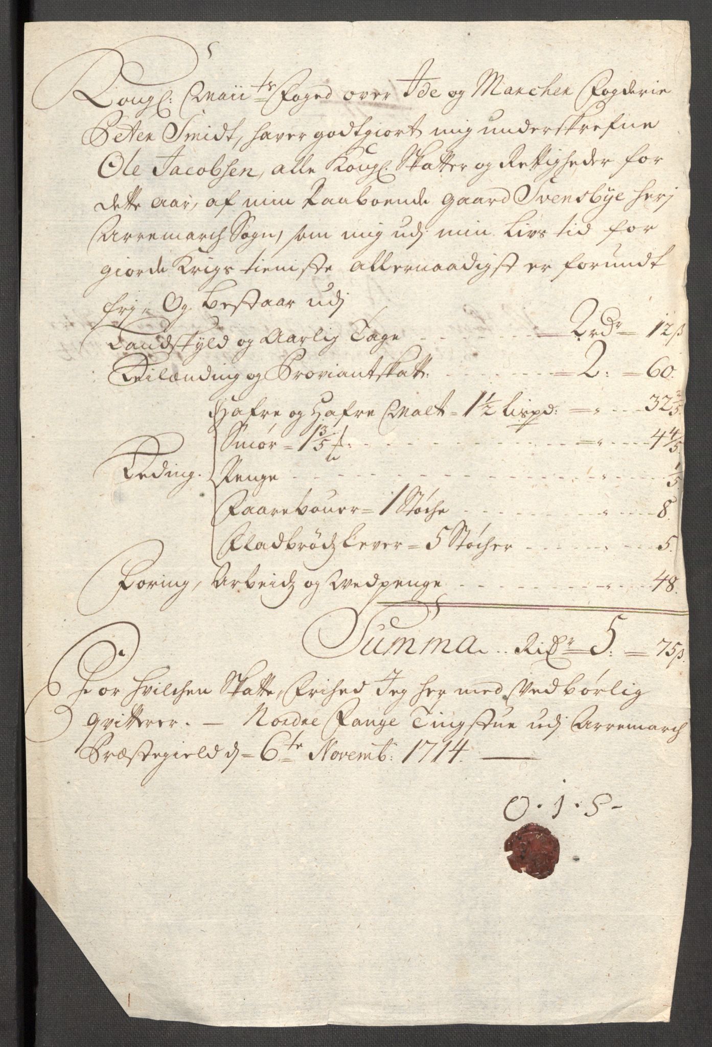 Rentekammeret inntil 1814, Reviderte regnskaper, Fogderegnskap, AV/RA-EA-4092/R01/L0022: Fogderegnskap Idd og Marker, 1713-1714, s. 496