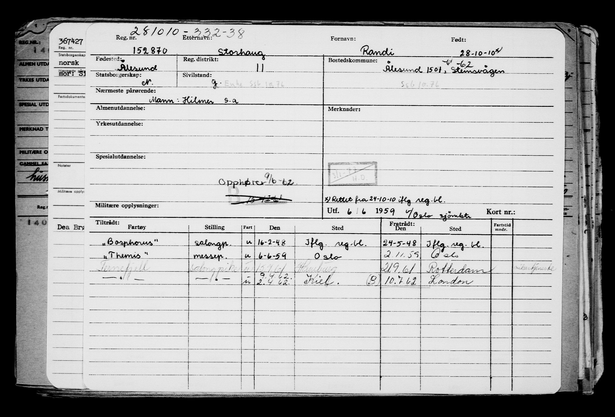 Direktoratet for sjømenn, AV/RA-S-3545/G/Gb/L0092: Hovedkort, 1910, s. 388