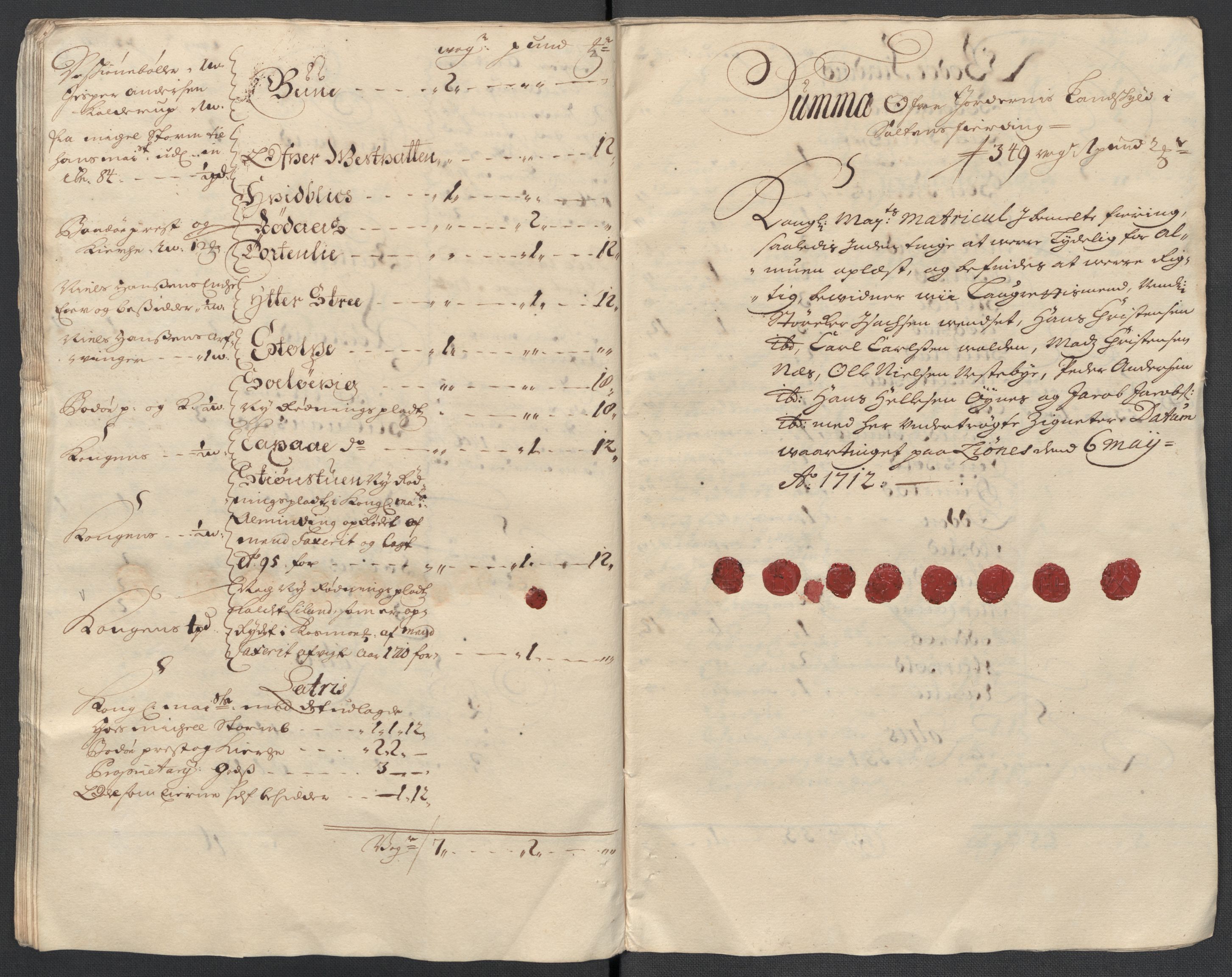 Rentekammeret inntil 1814, Reviderte regnskaper, Fogderegnskap, RA/EA-4092/R66/L4582: Fogderegnskap Salten, 1711-1712, s. 314