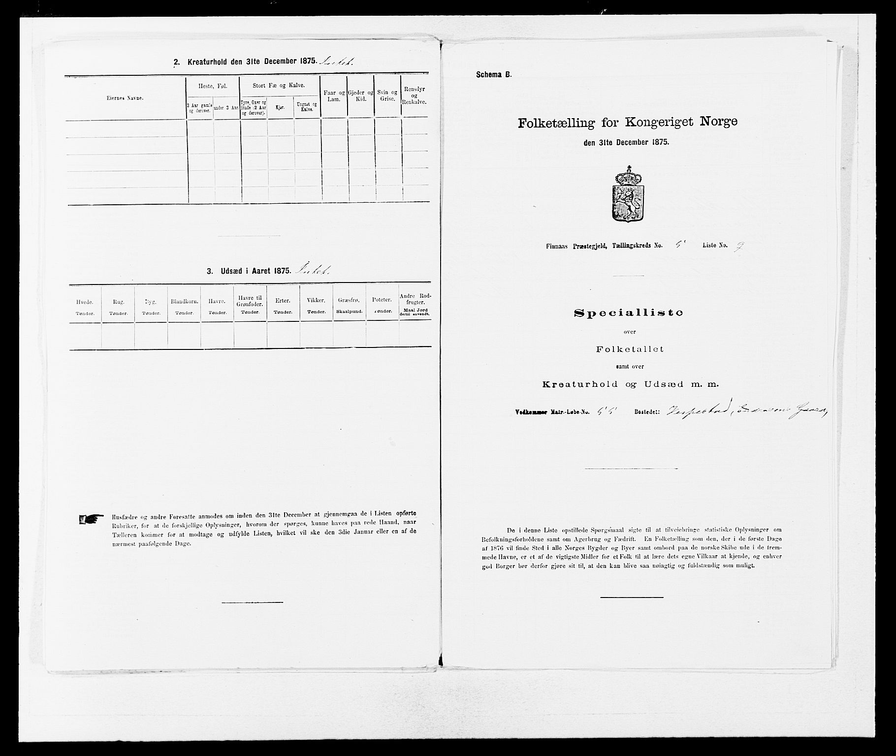 SAB, Folketelling 1875 for 1218P Finnås prestegjeld, 1875, s. 628