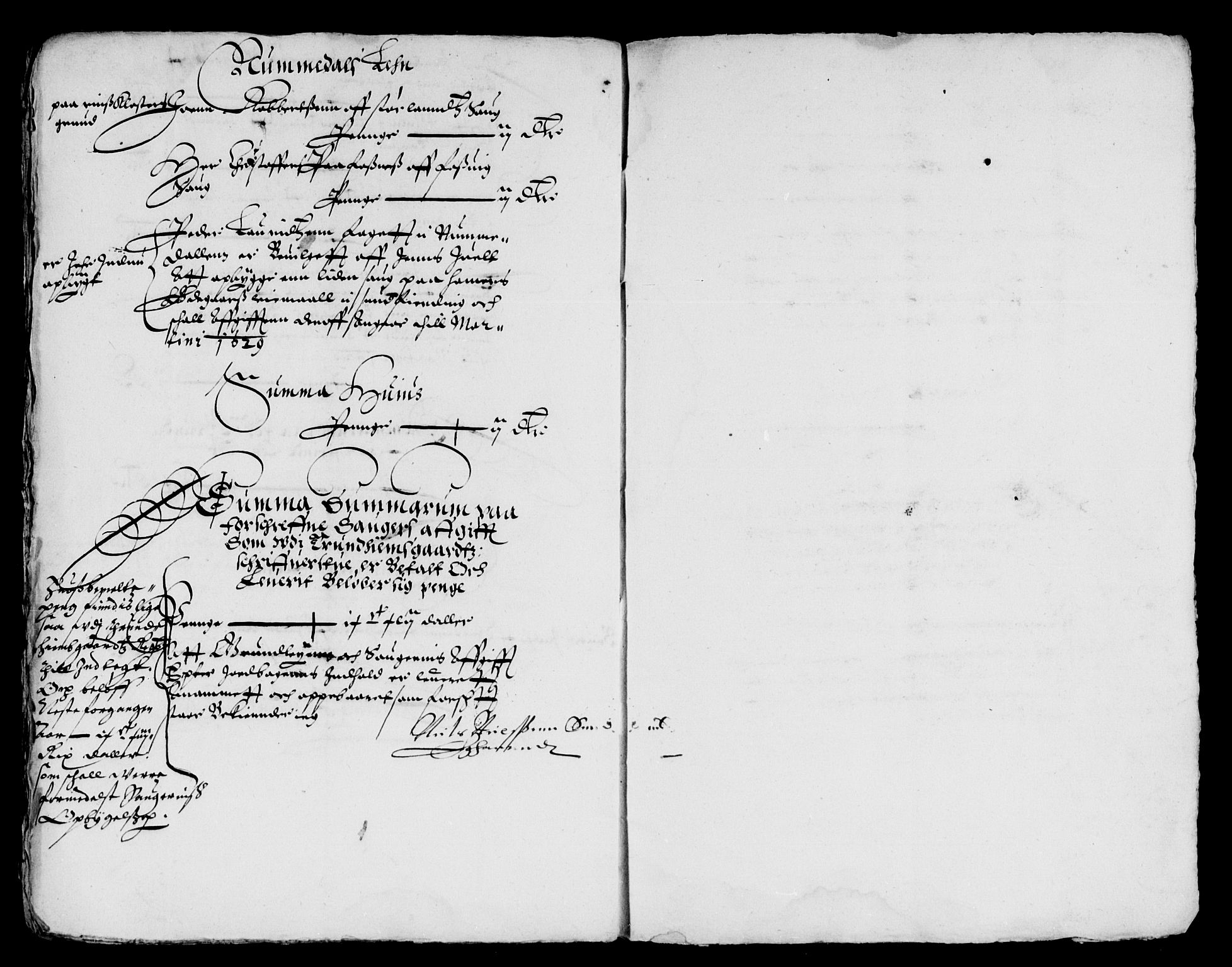 Rentekammeret inntil 1814, Reviderte regnskaper, Lensregnskaper, AV/RA-EA-5023/R/Rb/Rbw/L0049: Trondheim len, 1621-1633