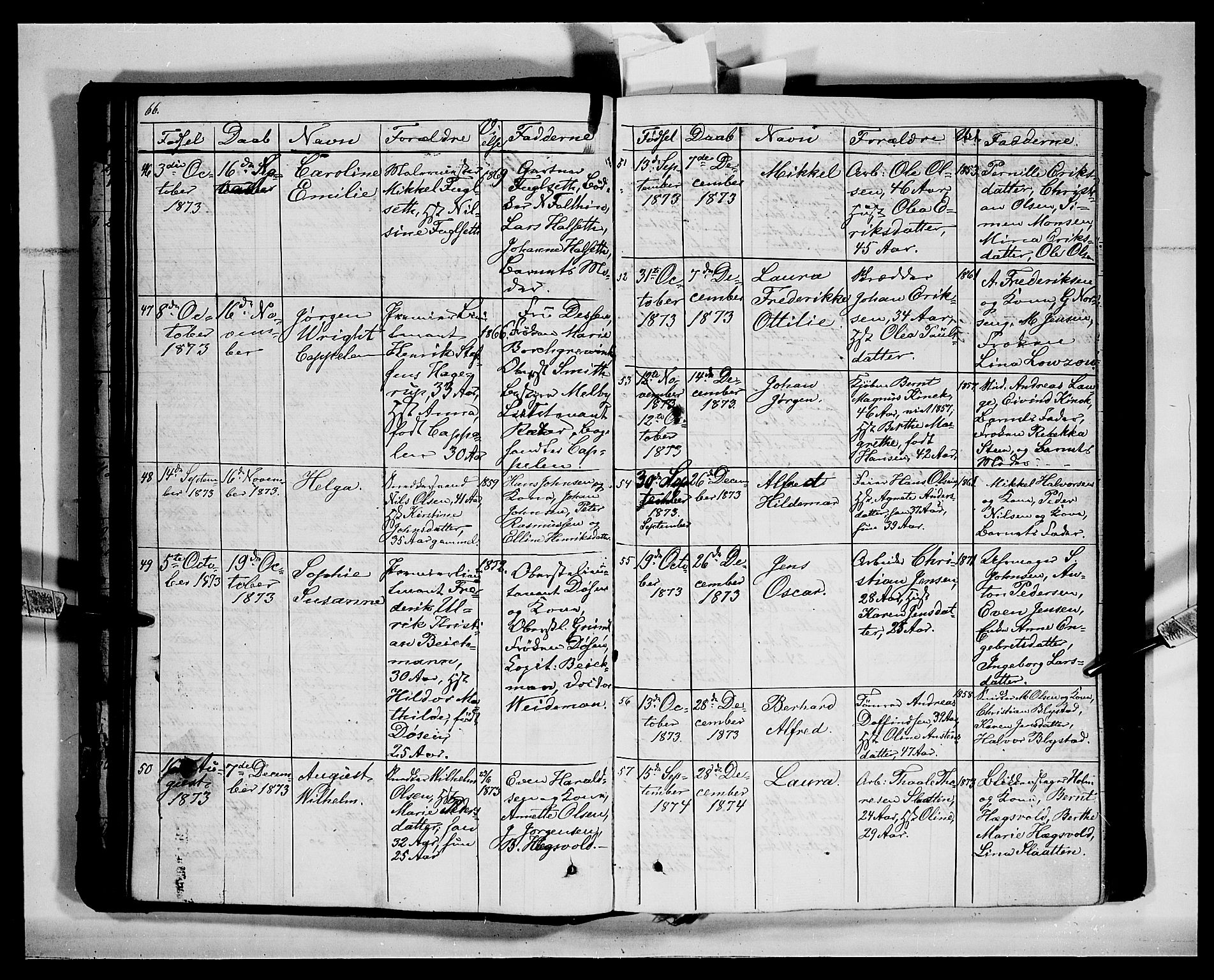 Vang prestekontor, Hedmark, AV/SAH-PREST-008/H/Ha/Hab/L0011: Klokkerbok nr. 11, 1855-1878, s. 66