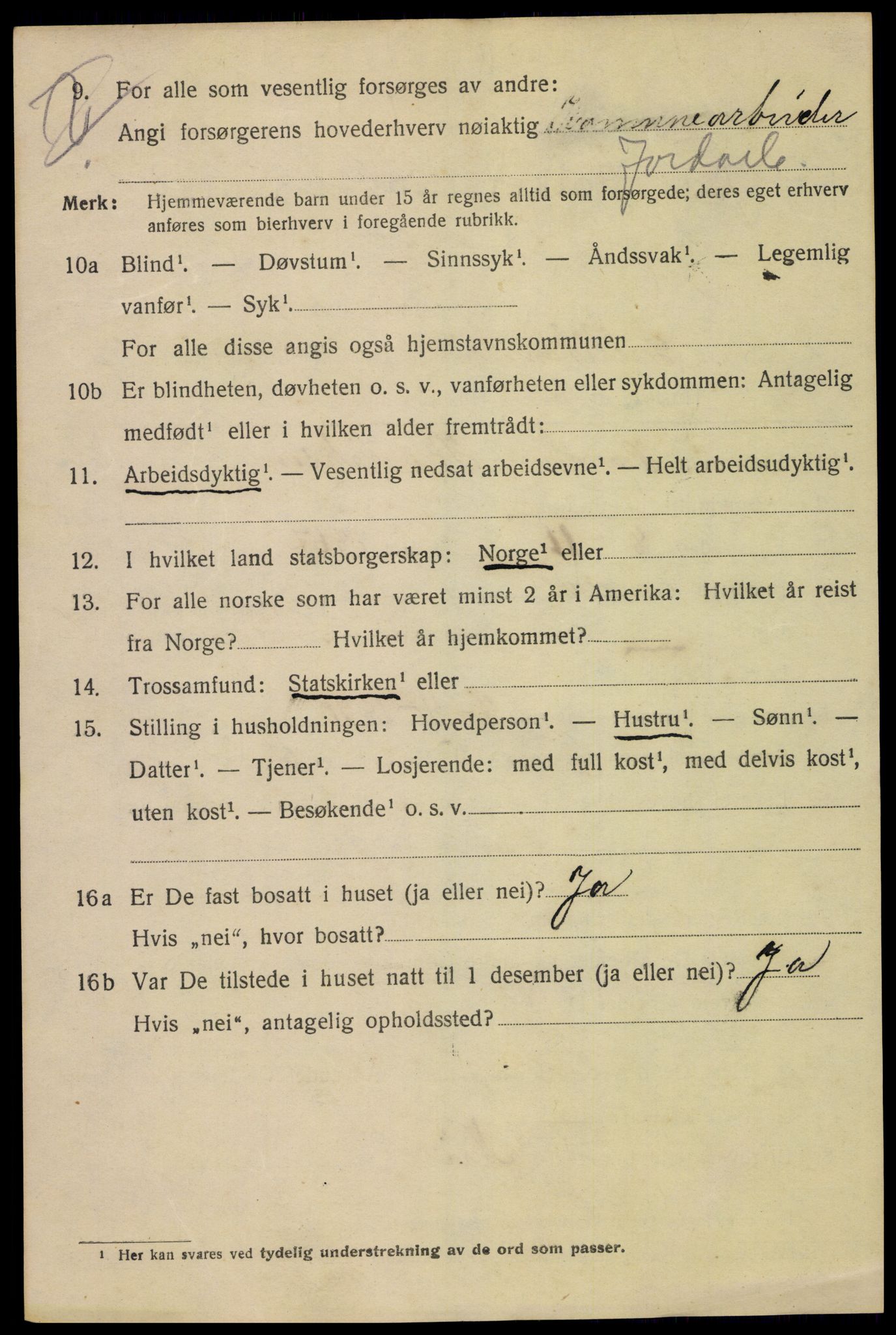 SAH, Folketelling 1920 for 0501 Lillehammer kjøpstad, 1920, s. 9429