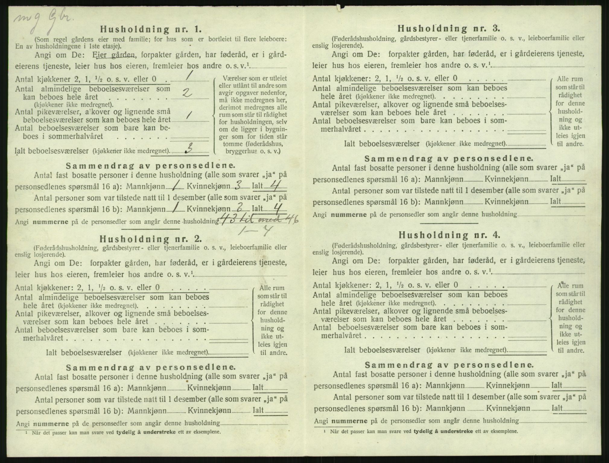 SAST, Folketelling 1920 for 1131 Årdal herred, 1920, s. 355