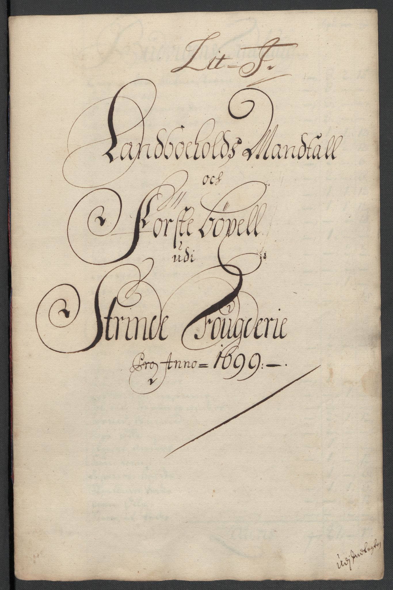 Rentekammeret inntil 1814, Reviderte regnskaper, Fogderegnskap, RA/EA-4092/R61/L4107: Fogderegnskap Strinda og Selbu, 1698-1700, s. 258