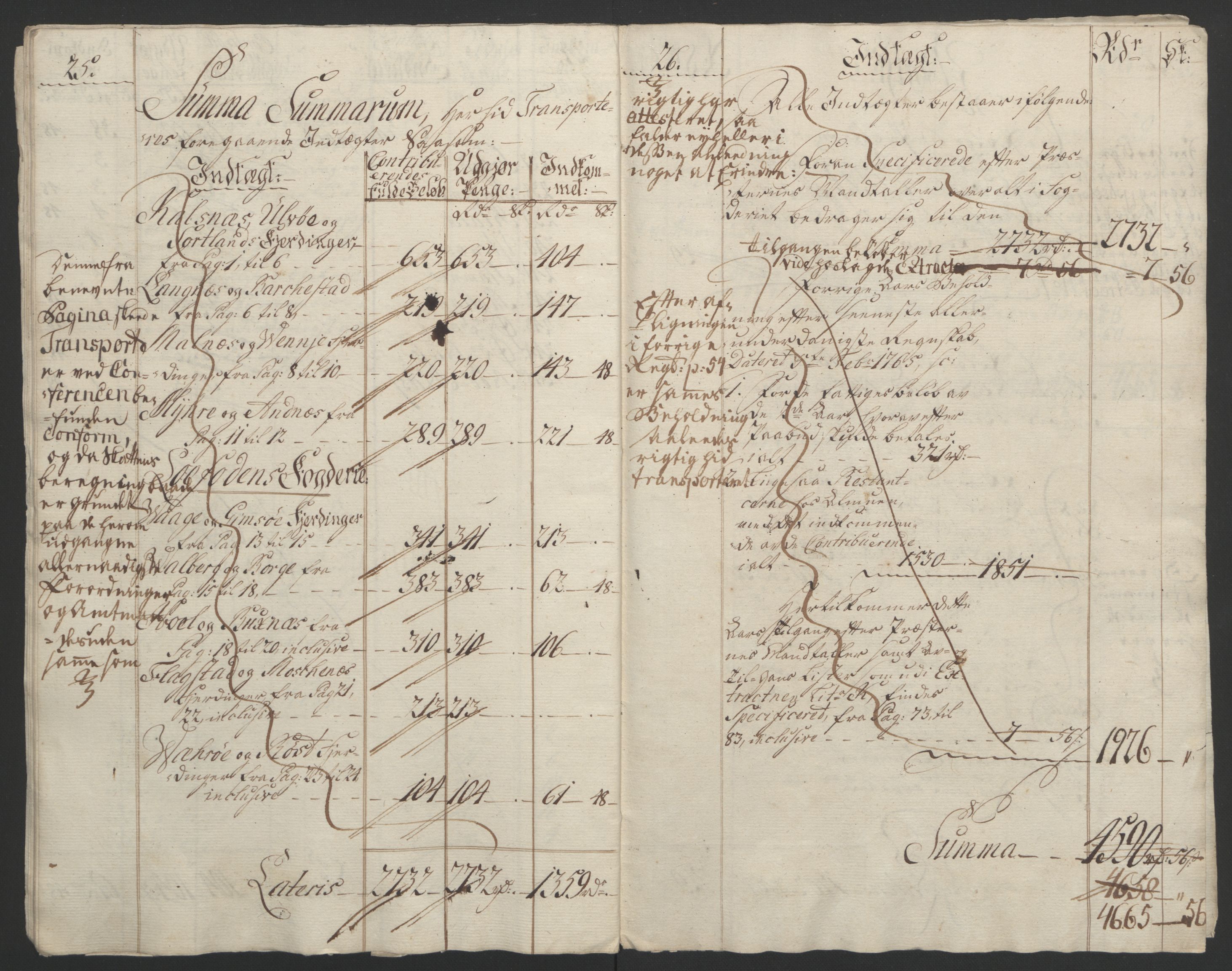 Rentekammeret inntil 1814, Reviderte regnskaper, Fogderegnskap, AV/RA-EA-4092/R67/L4747: Ekstraskatten Vesterålen, Andenes og Lofoten, 1762-1766, s. 347