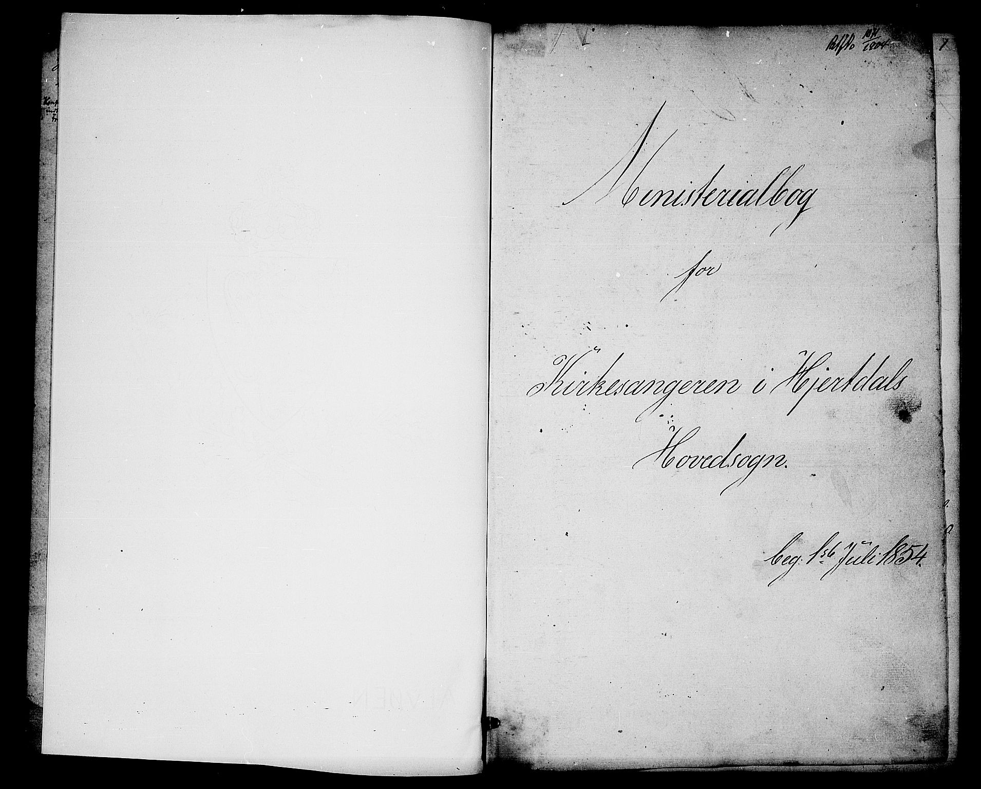 Hjartdal kirkebøker, SAKO/A-270/G/Ga/L0002: Klokkerbok nr. I 2, 1854-1888