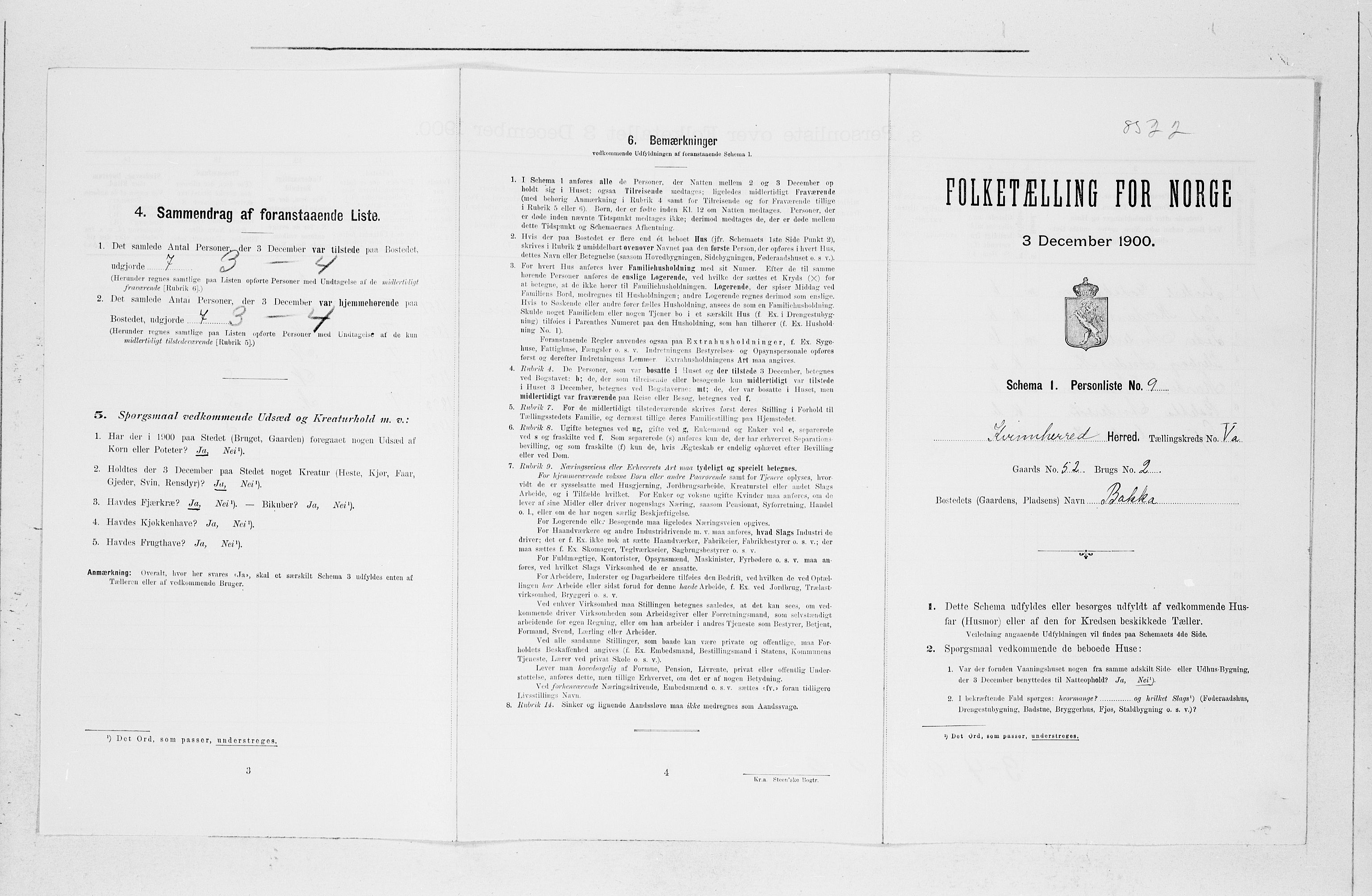 SAB, Folketelling 1900 for 1224 Kvinnherad herred, 1900, s. 496