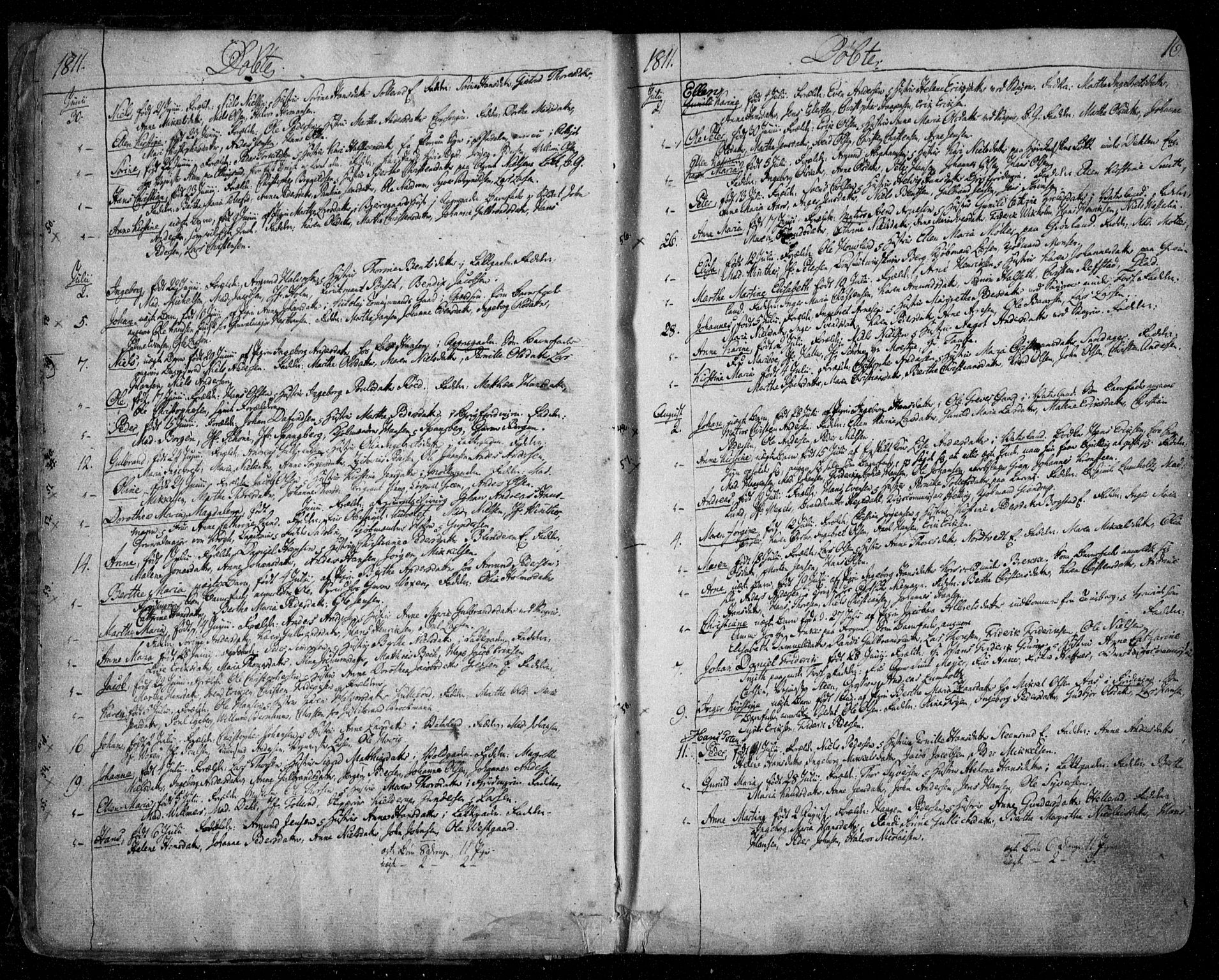 Aker prestekontor kirkebøker, SAO/A-10861/F/L0011: Ministerialbok nr. 11, 1810-1819, s. 16