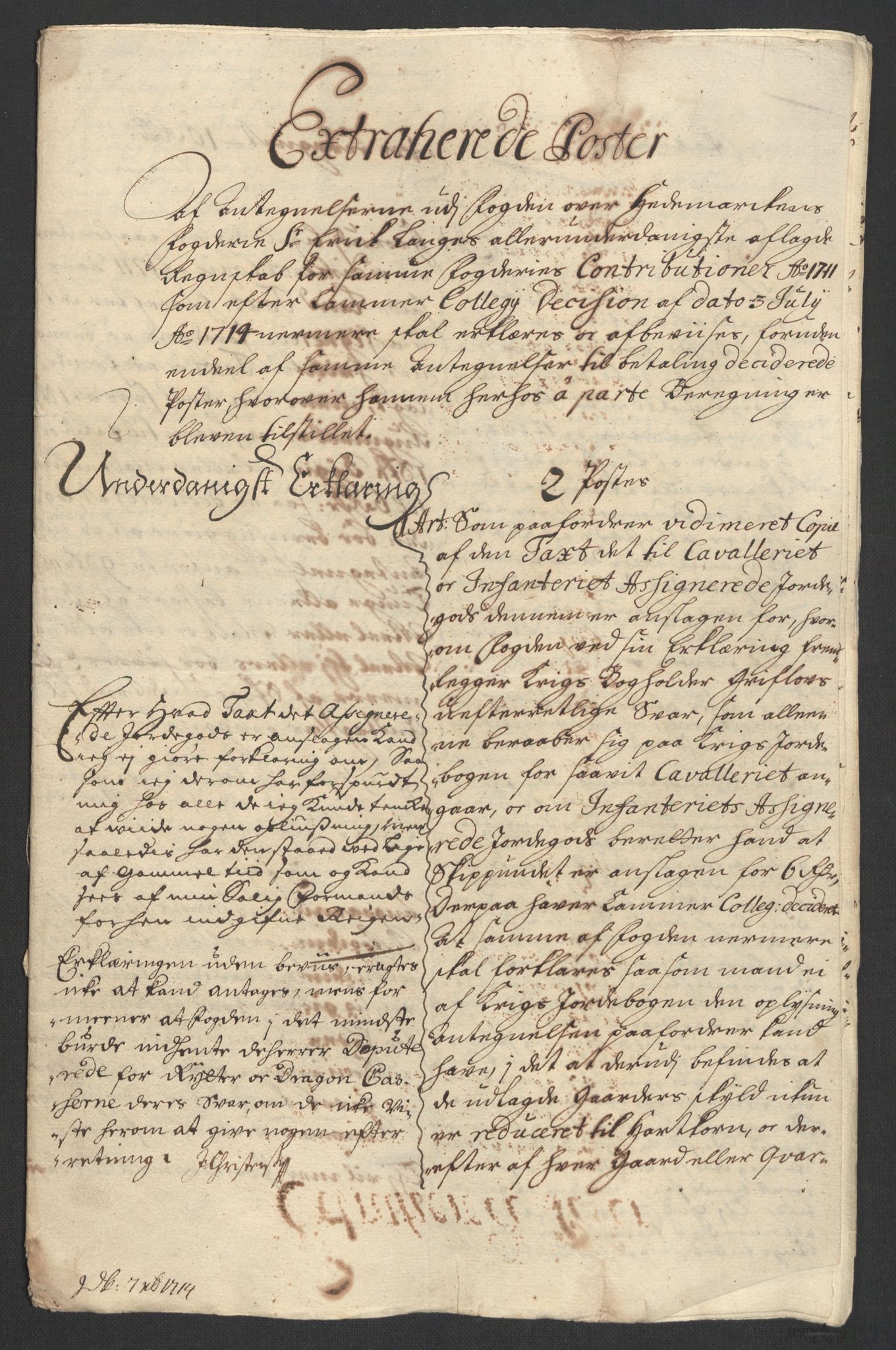 Rentekammeret inntil 1814, Reviderte regnskaper, Fogderegnskap, RA/EA-4092/R16/L1048: Fogderegnskap Hedmark, 1711, s. 192