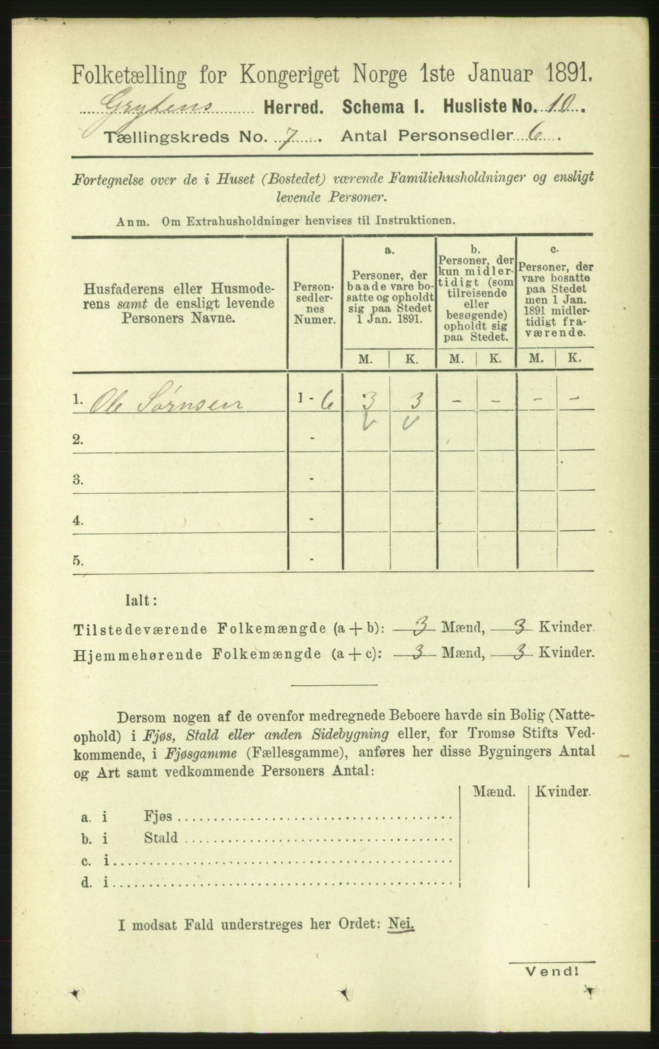 RA, Folketelling 1891 for 1539 Grytten herred, 1891, s. 2828