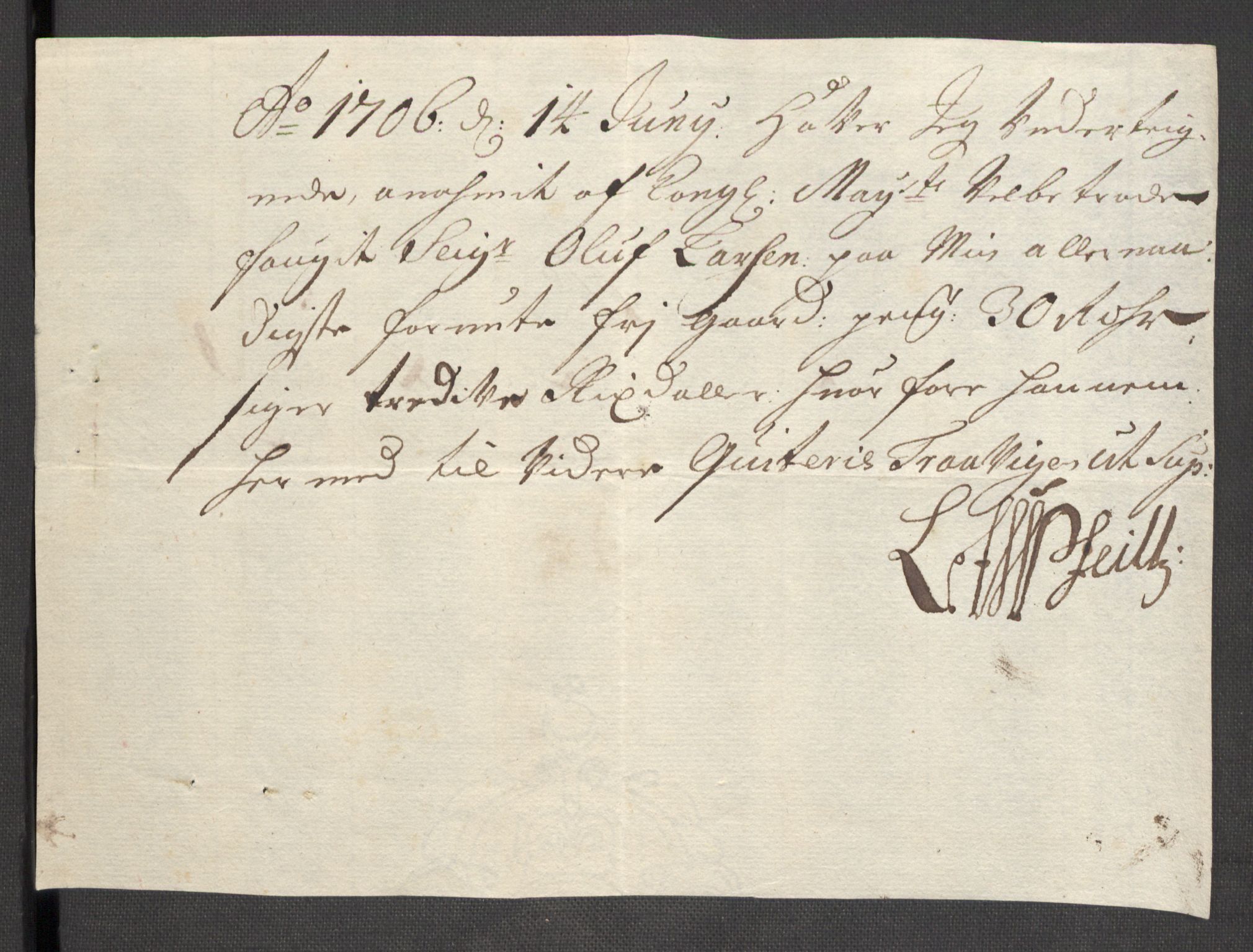 Rentekammeret inntil 1814, Reviderte regnskaper, Fogderegnskap, AV/RA-EA-4092/R48/L2984: Fogderegnskap Sunnhordland og Hardanger, 1706-1707, s. 192