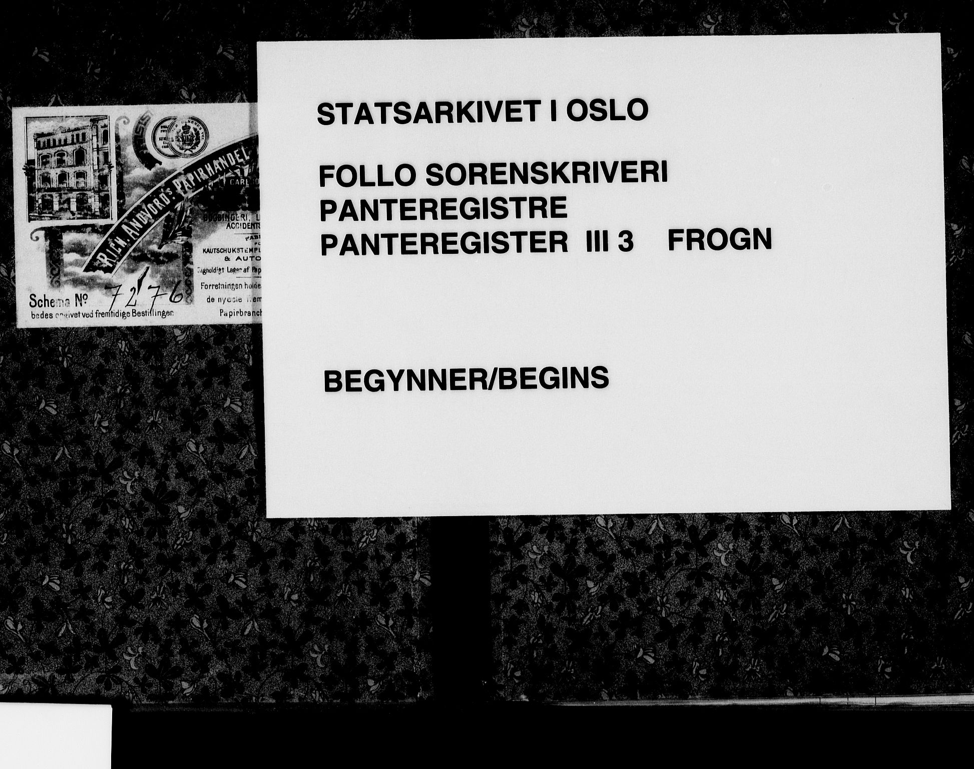 Follo sorenskriveri, SAO/A-10274/G/Gb/Gbc/L0003: Panteregister nr. III 3, 1912-1938