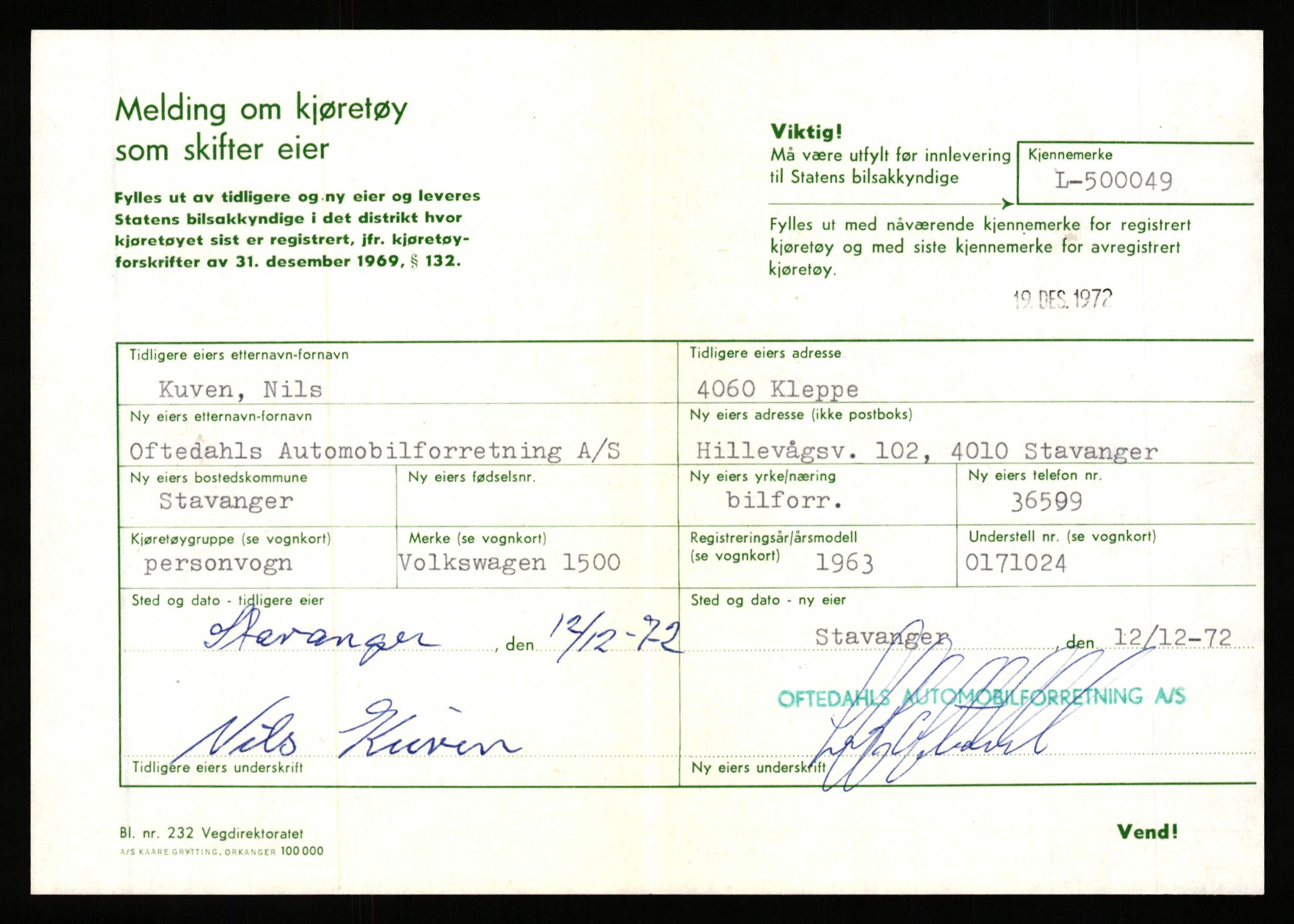 Stavanger trafikkstasjon, AV/SAST-A-101942/0/F/L0077: L-500000 - L-502999, 1930-1971, s. 23