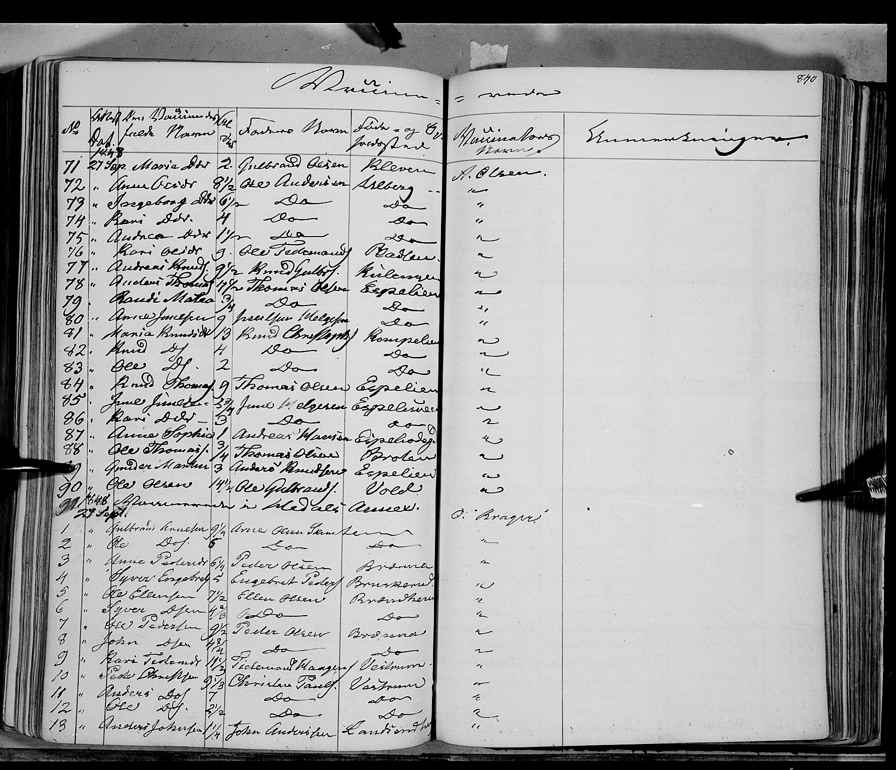 Sør-Aurdal prestekontor, AV/SAH-PREST-128/H/Ha/Haa/L0004: Ministerialbok nr. 4, 1841-1849, s. 839-840