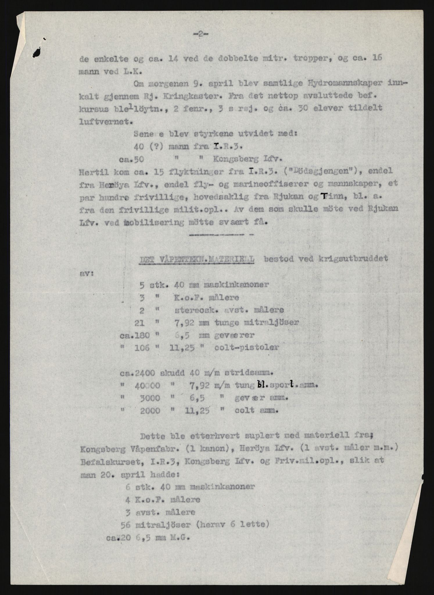 Forsvaret, Forsvarets krigshistoriske avdeling, RA/RAFA-2017/Y/Yb/L0161: II-C-11-827  -  Luftvernet, 1940, s. 899