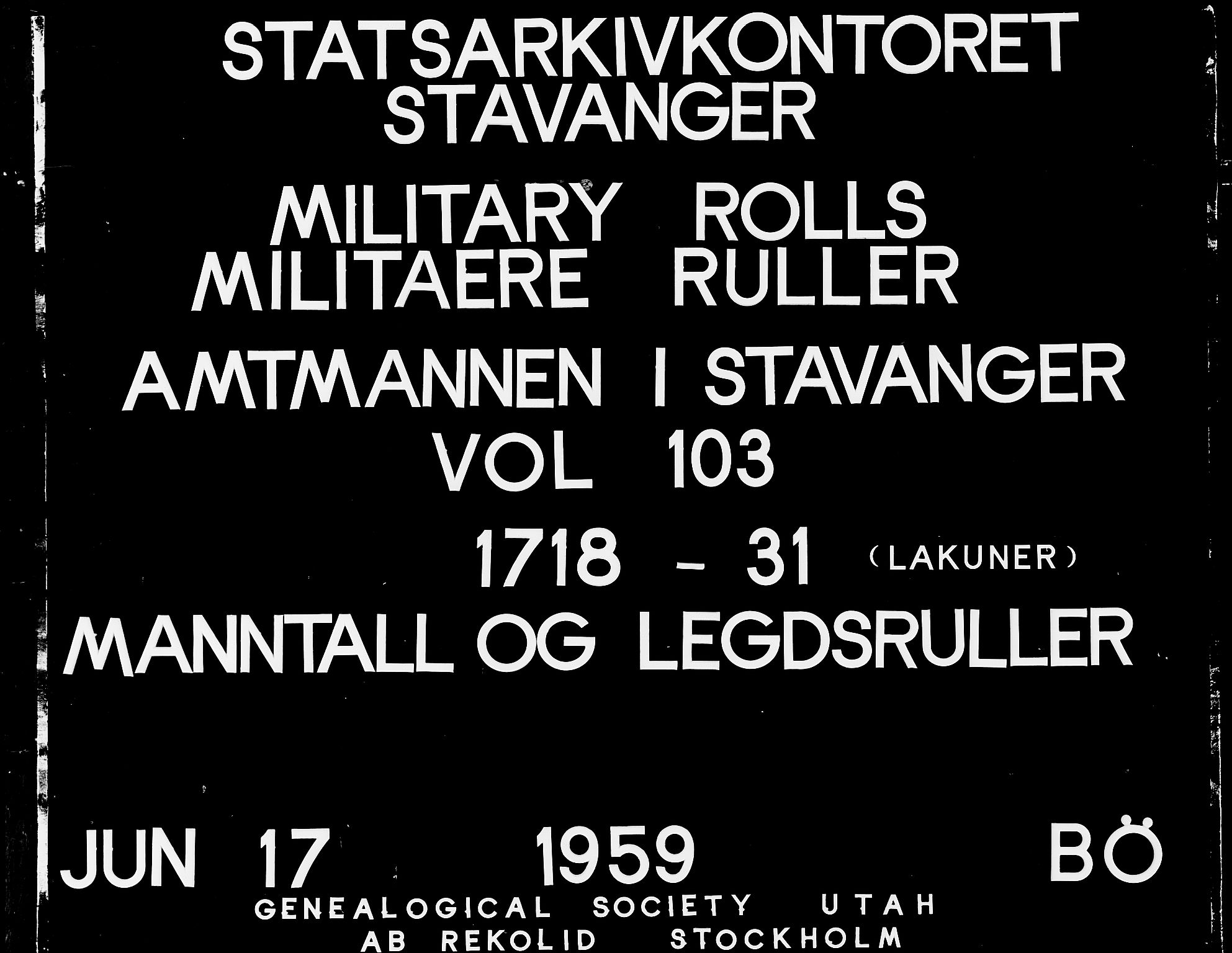 Fylkesmannen i Rogaland, SAST/A-101928/99/3/325/325CA, 1655-1832, s. 2631