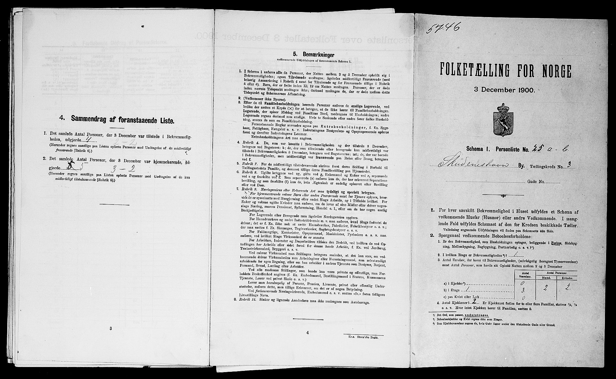 SAST, Folketelling 1900 for 1104 Skudeneshavn ladested, 1900, s. 649