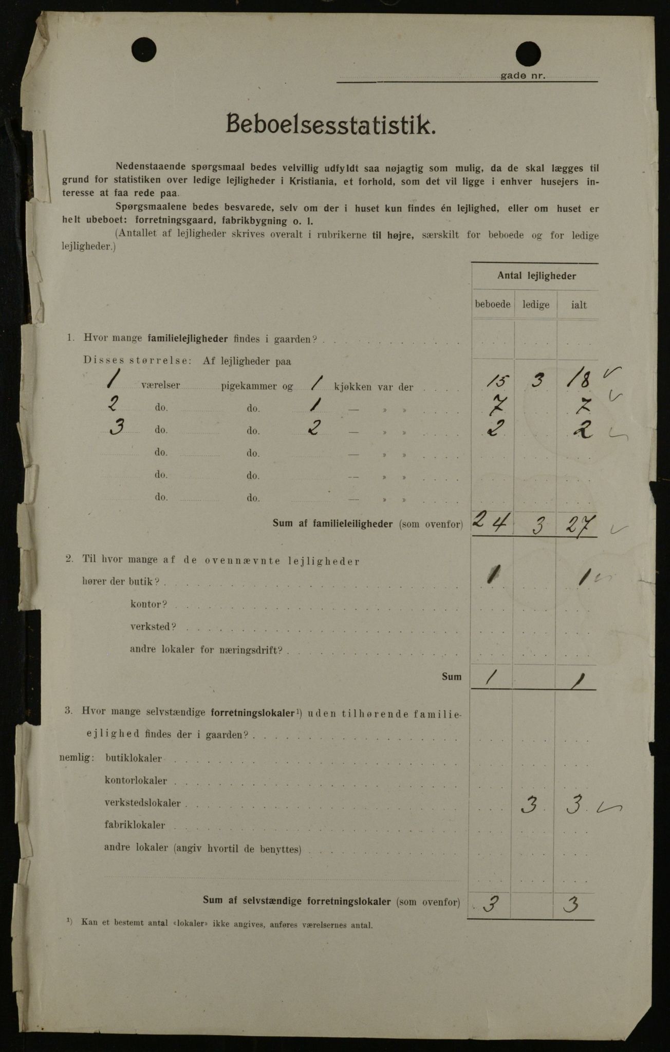 OBA, Kommunal folketelling 1.2.1908 for Kristiania kjøpstad, 1908, s. 38793