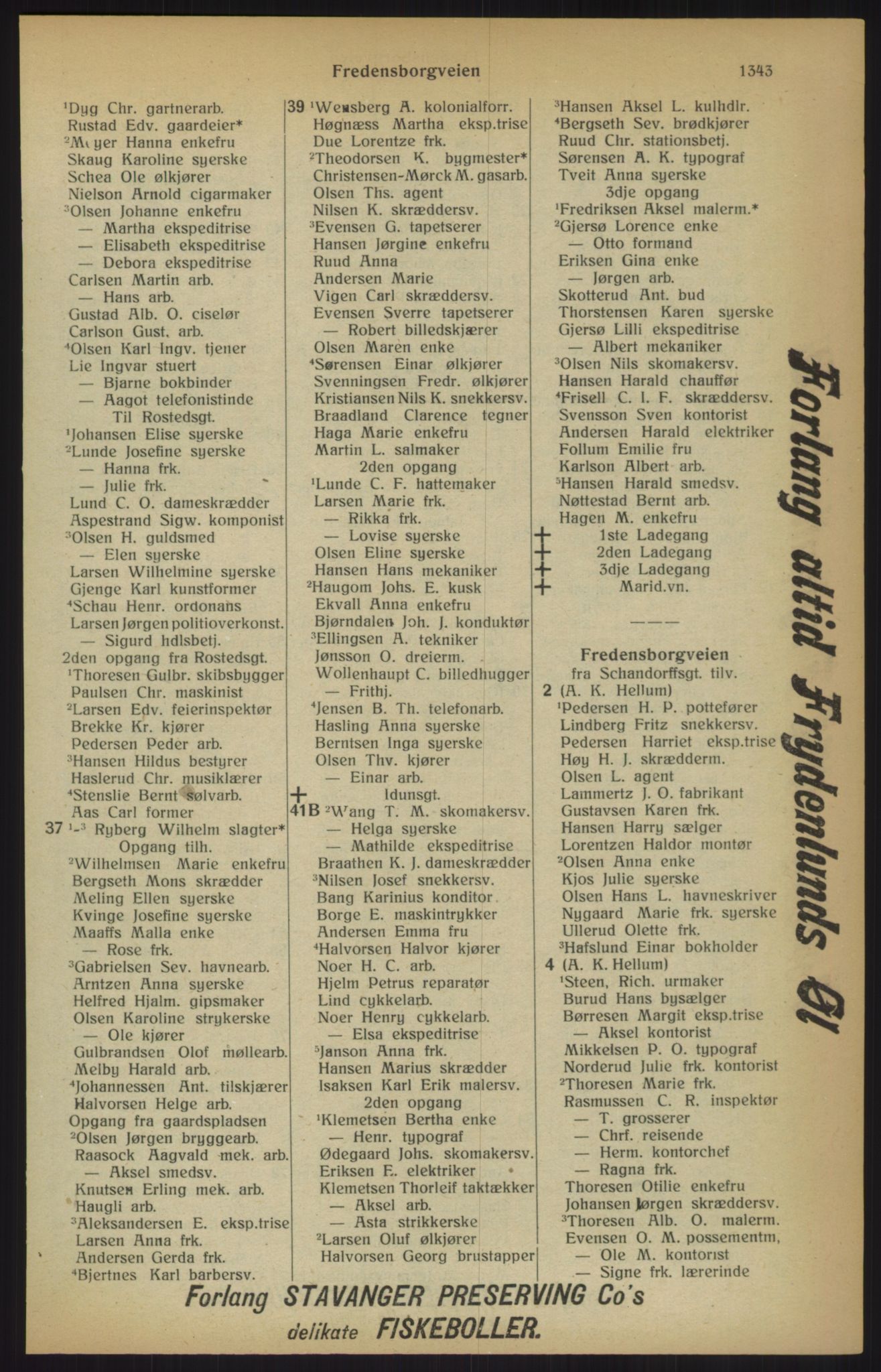 Kristiania/Oslo adressebok, PUBL/-, 1915, s. 1343