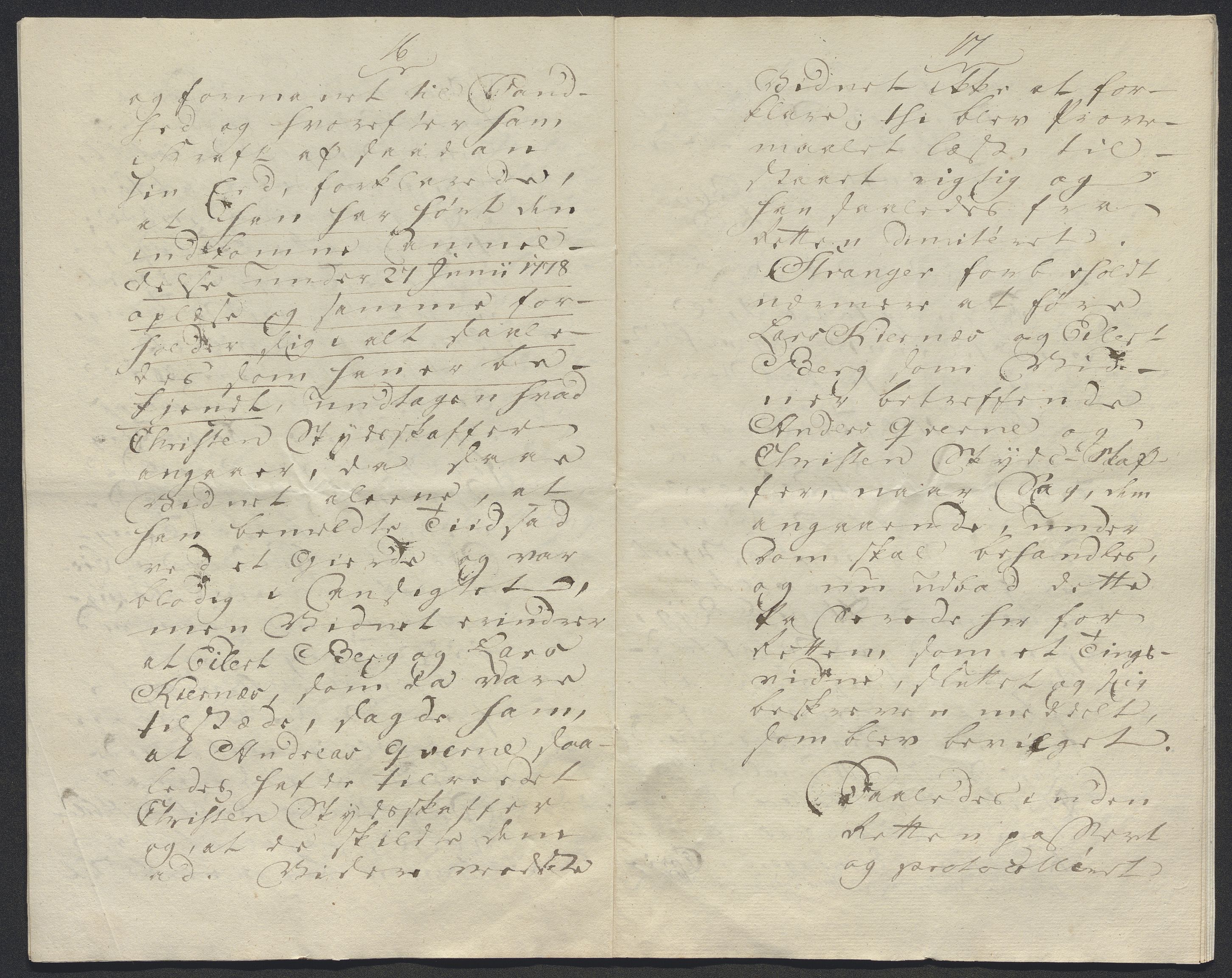 Forsvaret, Generalauditøren, AV/RA-RAFA-1772/F/Fd/L0004d: Breve fra regimenterne 1765 - 1795., 1765-1795, s. 573