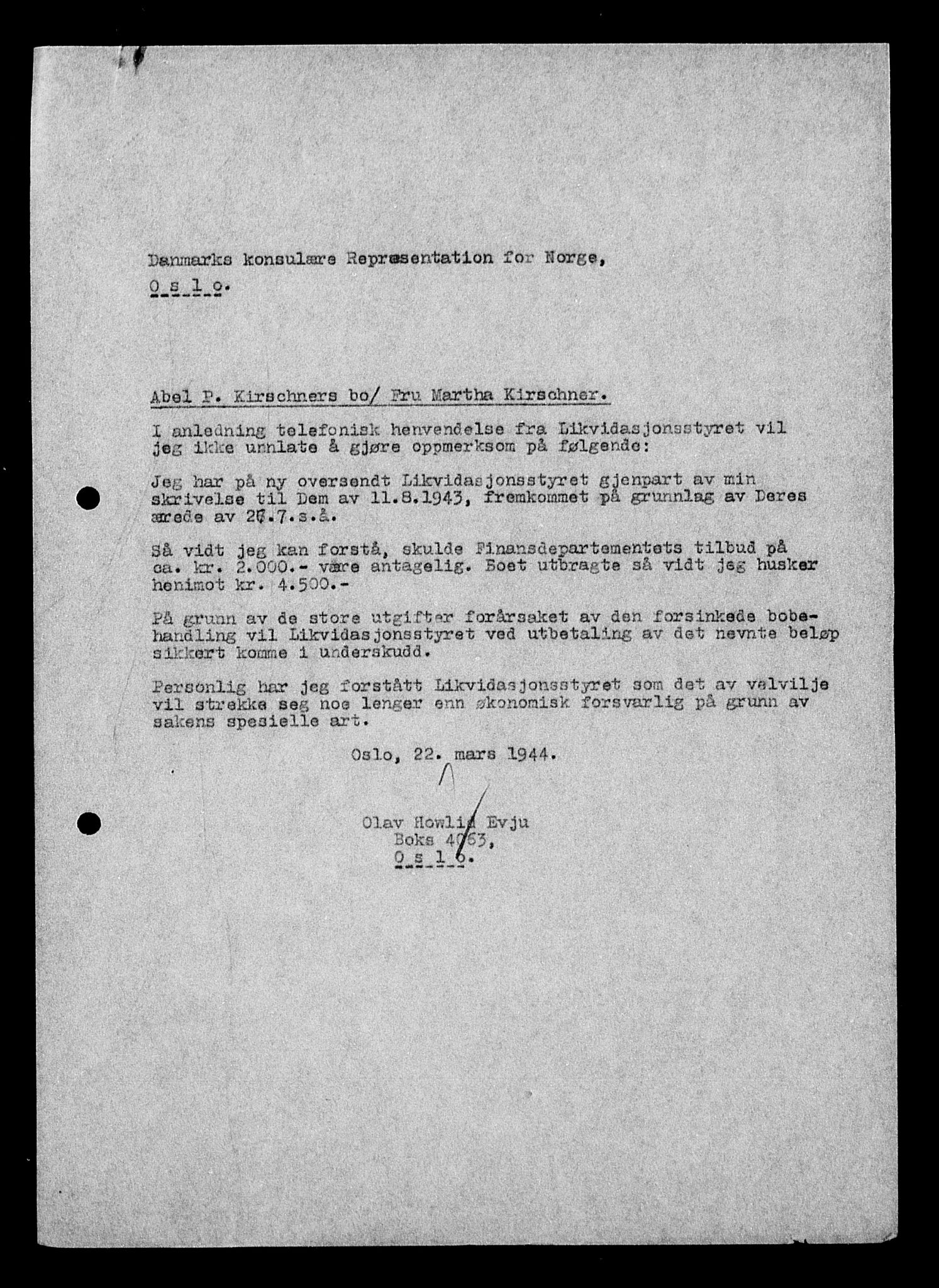 Justisdepartementet, Tilbakeføringskontoret for inndratte formuer, AV/RA-S-1564/H/Hc/Hcc/L0951: --, 1945-1947, s. 339